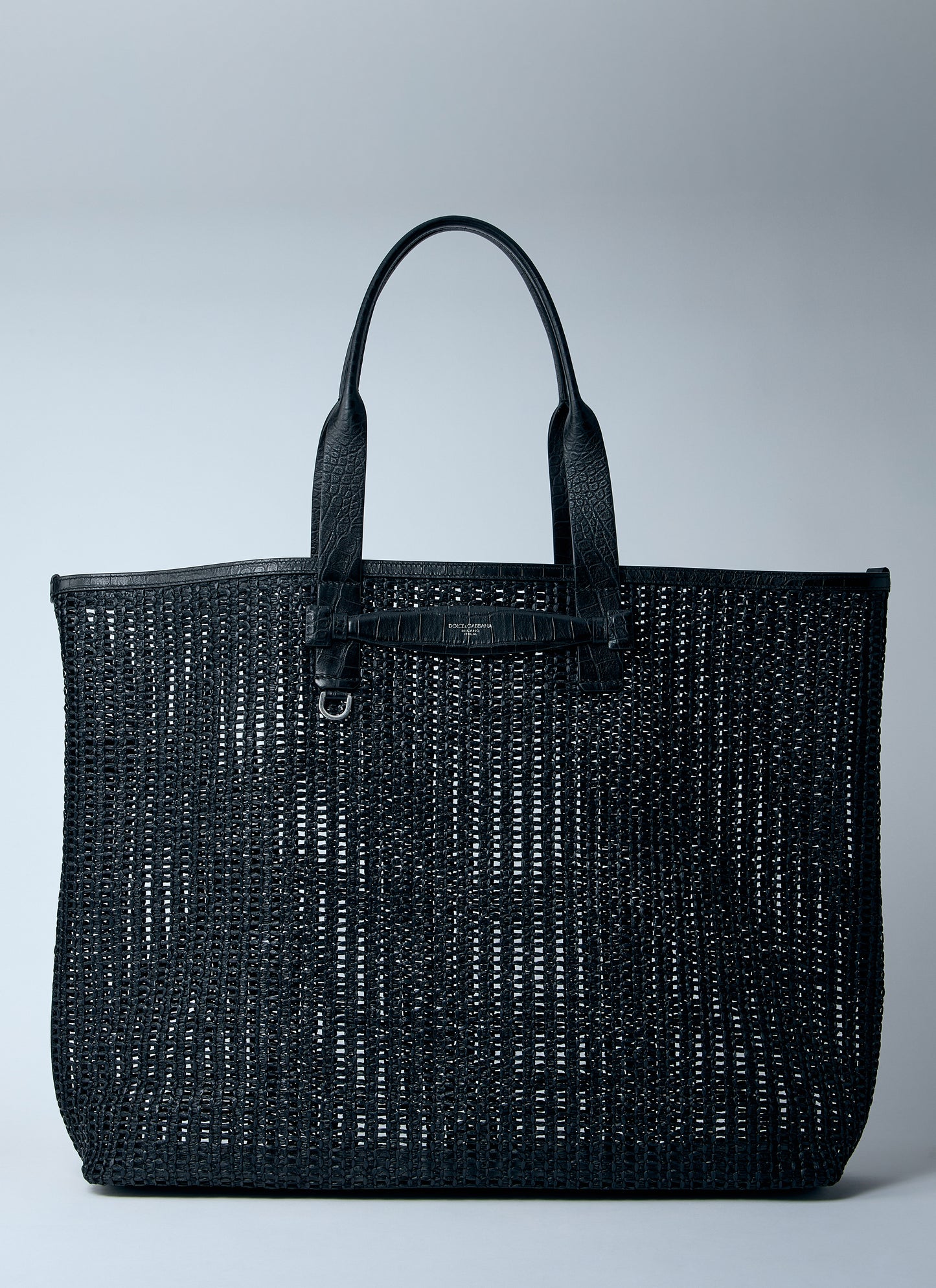 Dolce & Gabbana Men Woven Mesh Tote Bag DOLCE & GABBANA