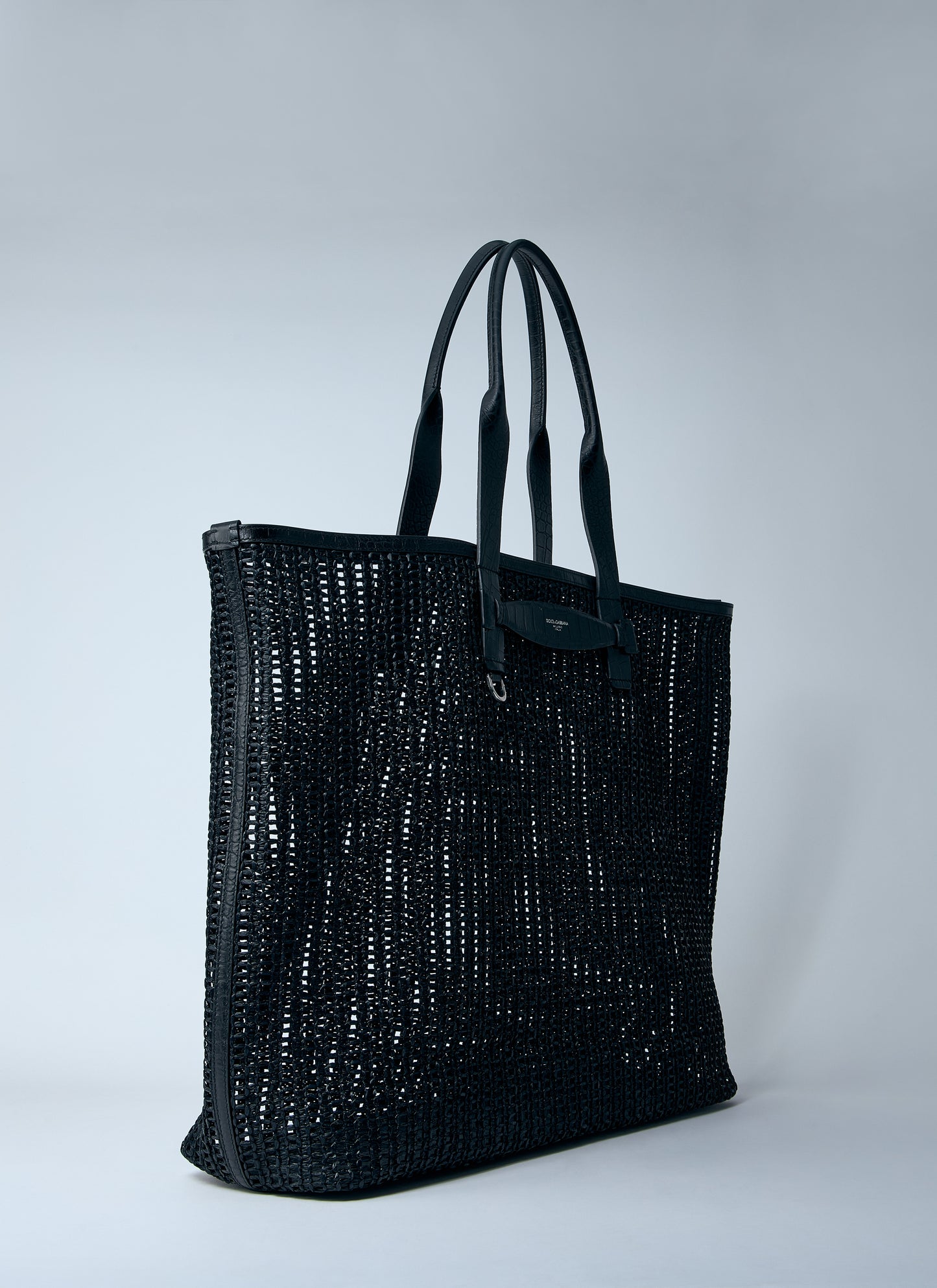 Dolce & Gabbana Men Woven Mesh Tote Bag DOLCE & GABBANA