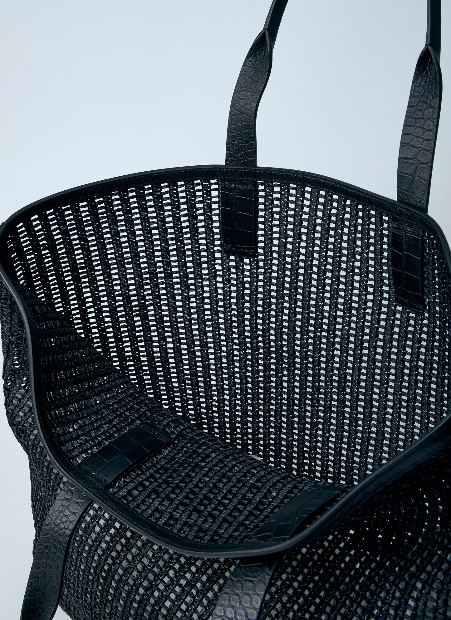 Dolce & Gabbana Men Woven Mesh Tote Bag DOLCE & GABBANA