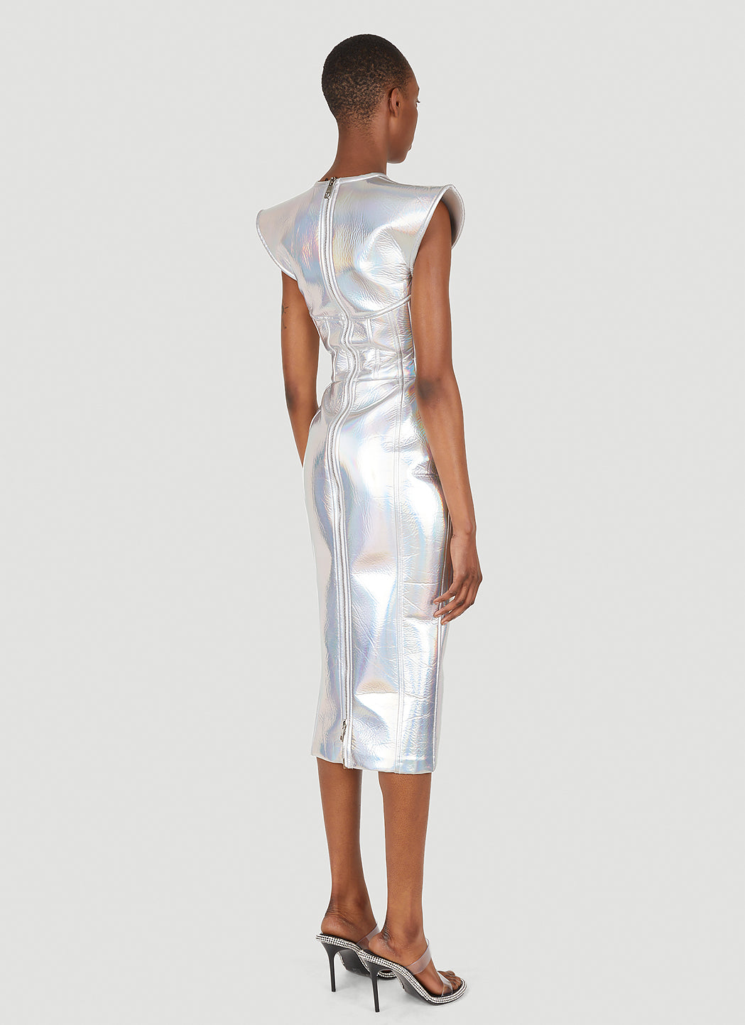 Dolce & Gabbana Women Metallic Bustier Dress DOLCE & GABBANA