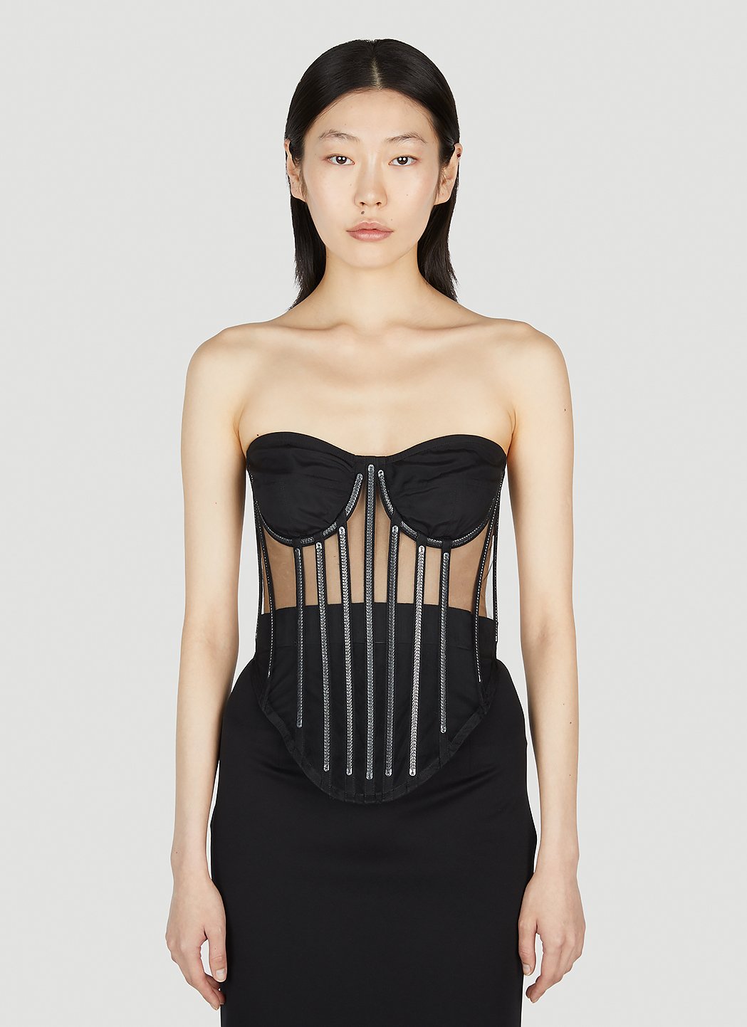 Dolce & Gabbana Women Kim Embellished Corset Top DOLCE & GABBANA