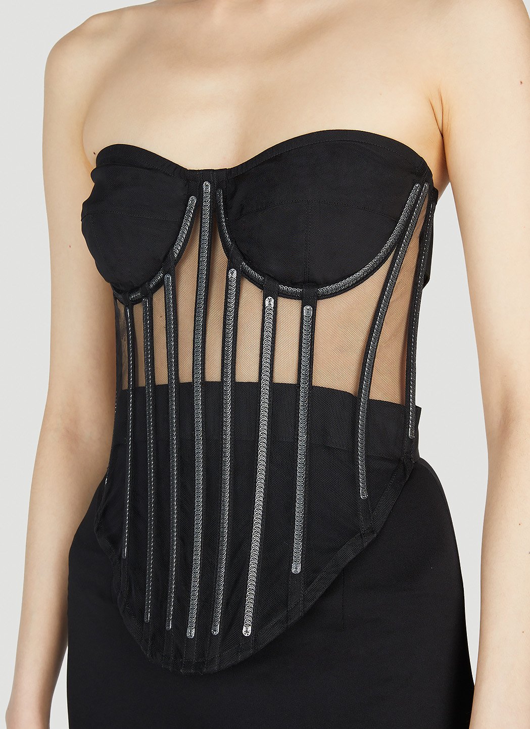 Dolce & Gabbana Women Kim Embellished Corset Top DOLCE & GABBANA