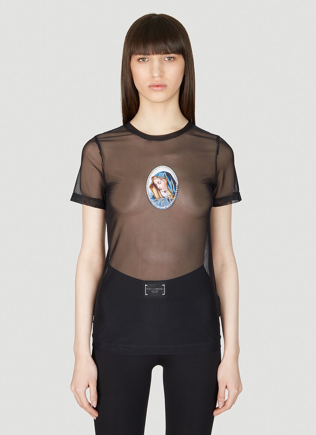 Dolce & Gabbana Women Mesh T-Shirt DOLCE & GABBANA
