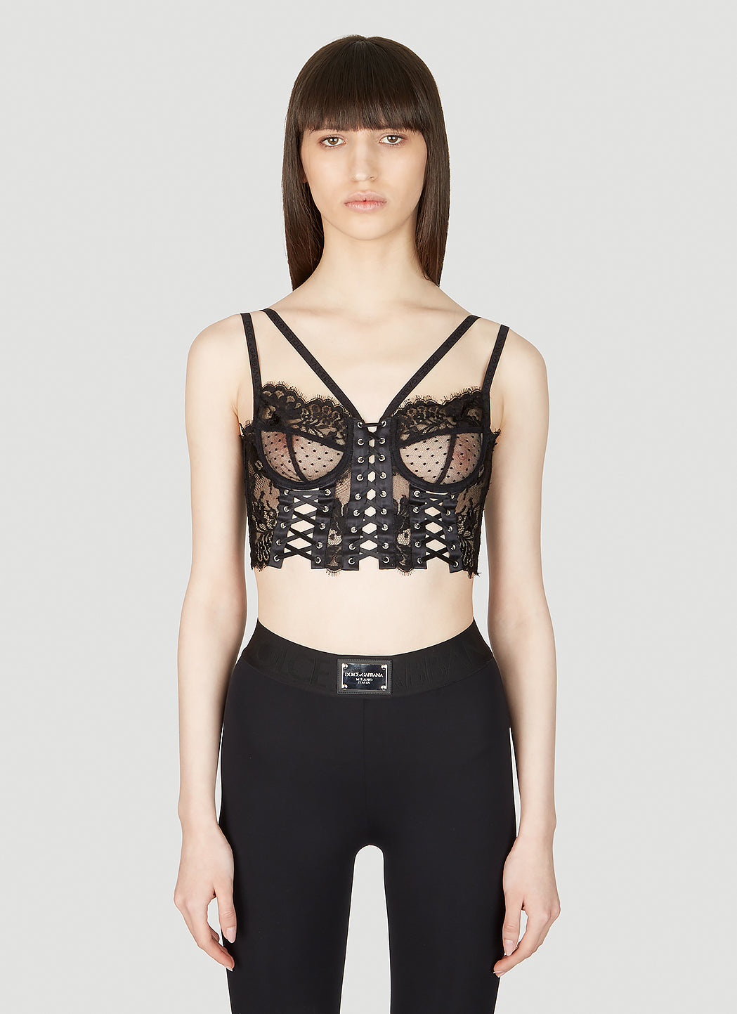 Dolce & Gabbana Women Floral Lace Bralette Top DOLCE & GABBANA