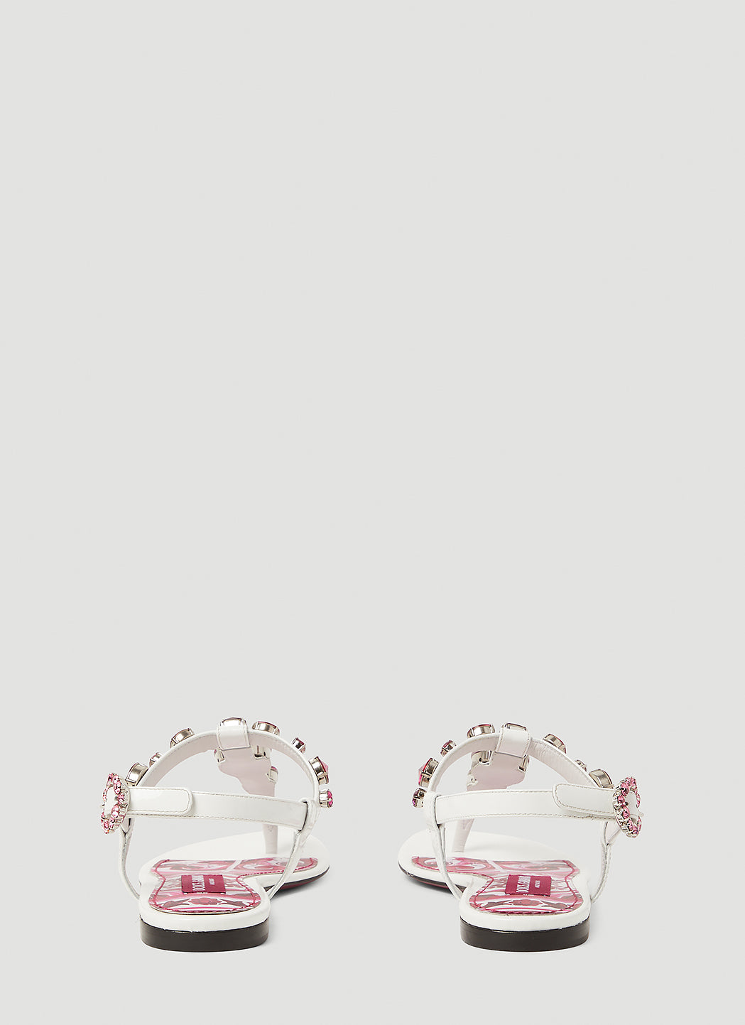 Dolce & Gabbana Women Crystal Embellished Majolica Sandals DOLCE & GABBANA