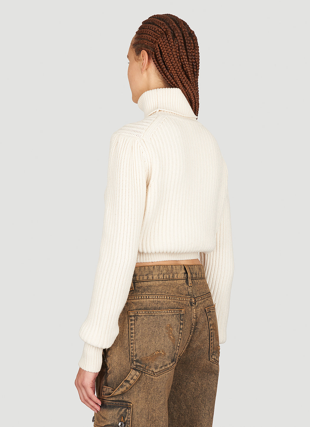 Dolce & Gabbana Women Crop Rib Sweater DOLCE & GABBANA