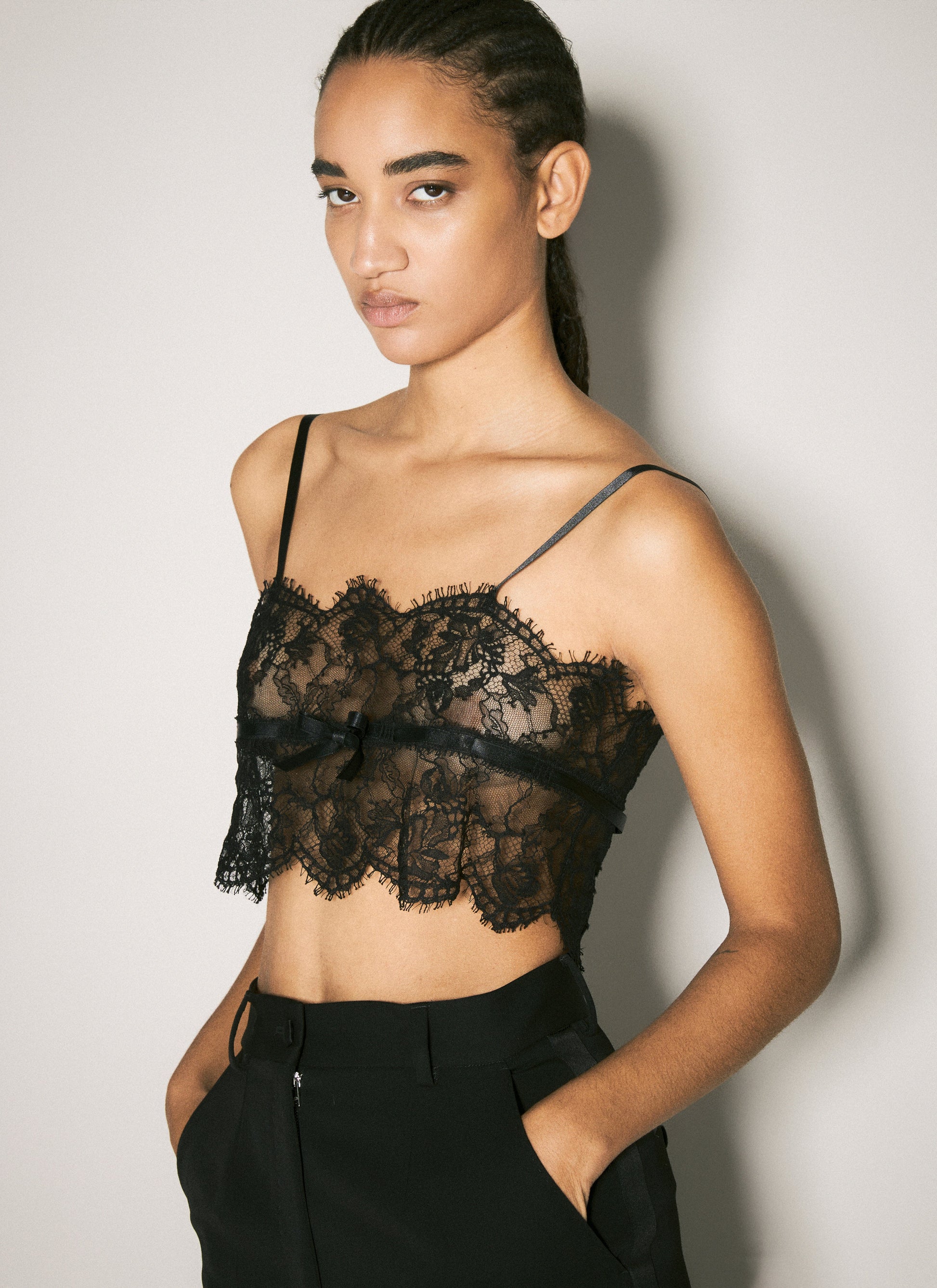 Dolce & Gabbana Women Lace Lingerie Top DOLCE & GABBANA