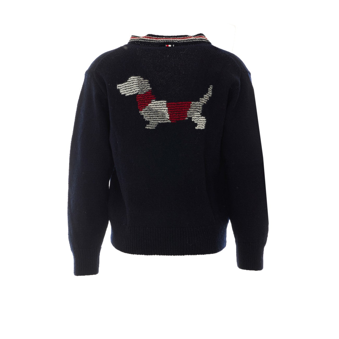 Thom Browne Men Donegal Intarsia Hector Patchwork Cardigan THOM BROWNE