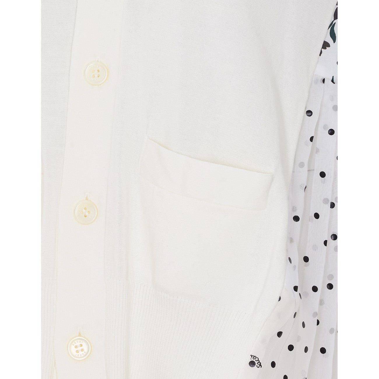 Sacai Women Dots Print Cardigan SACAI