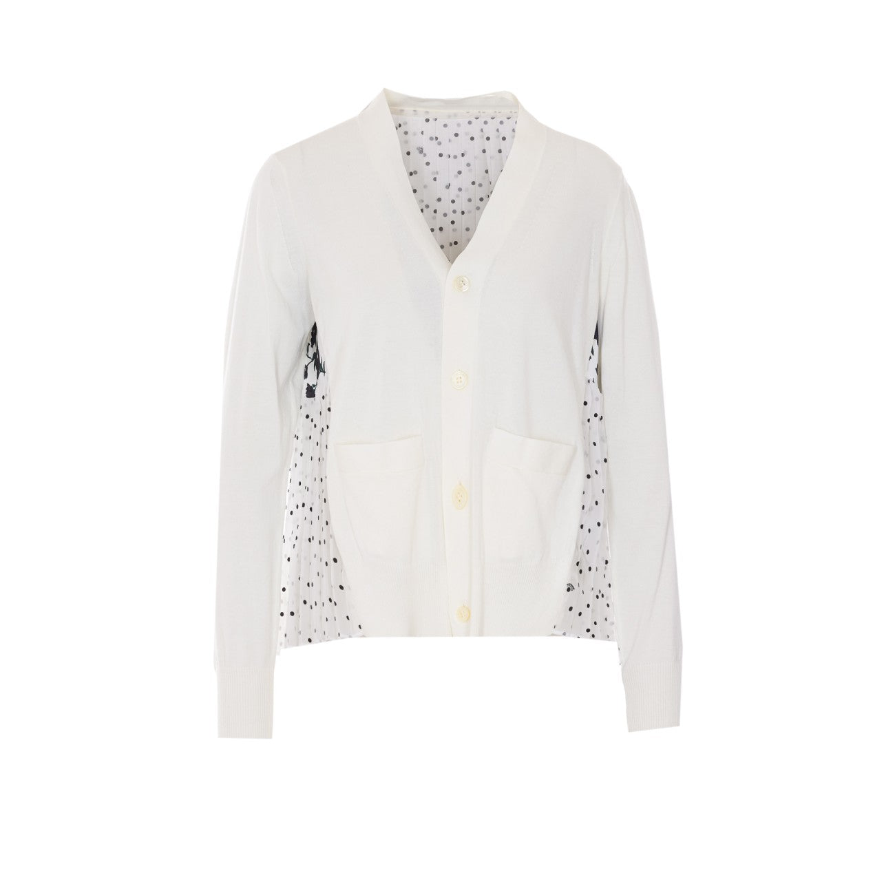 Sacai Women Dots Print Cardigan SACAI