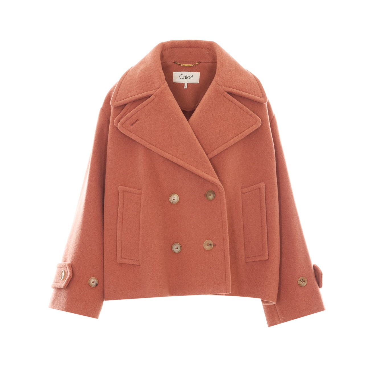 Chloe' Women Double Breasted Button Jacket CHLOE