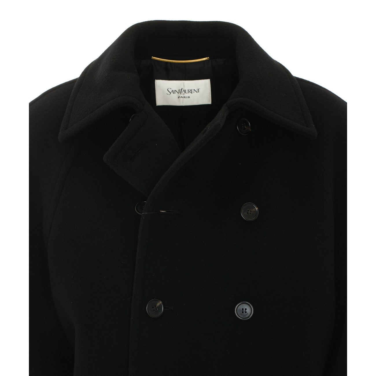 Saint Laurent Women Double Breasted Coat SAINT LAURENT