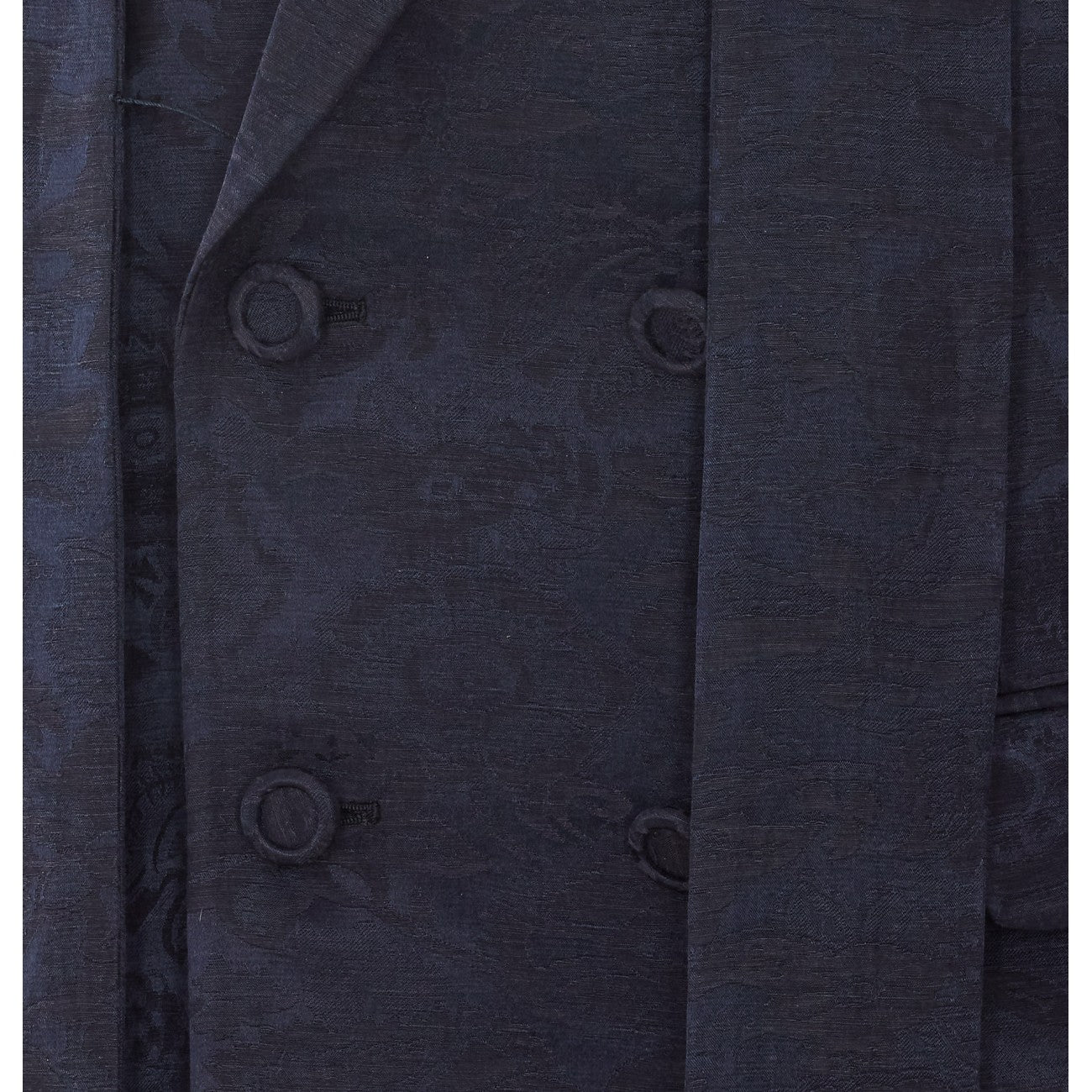 Valentino Garavani Men Double Breasted Jacket With Fringed Scarf VALENTINO GARAVANI