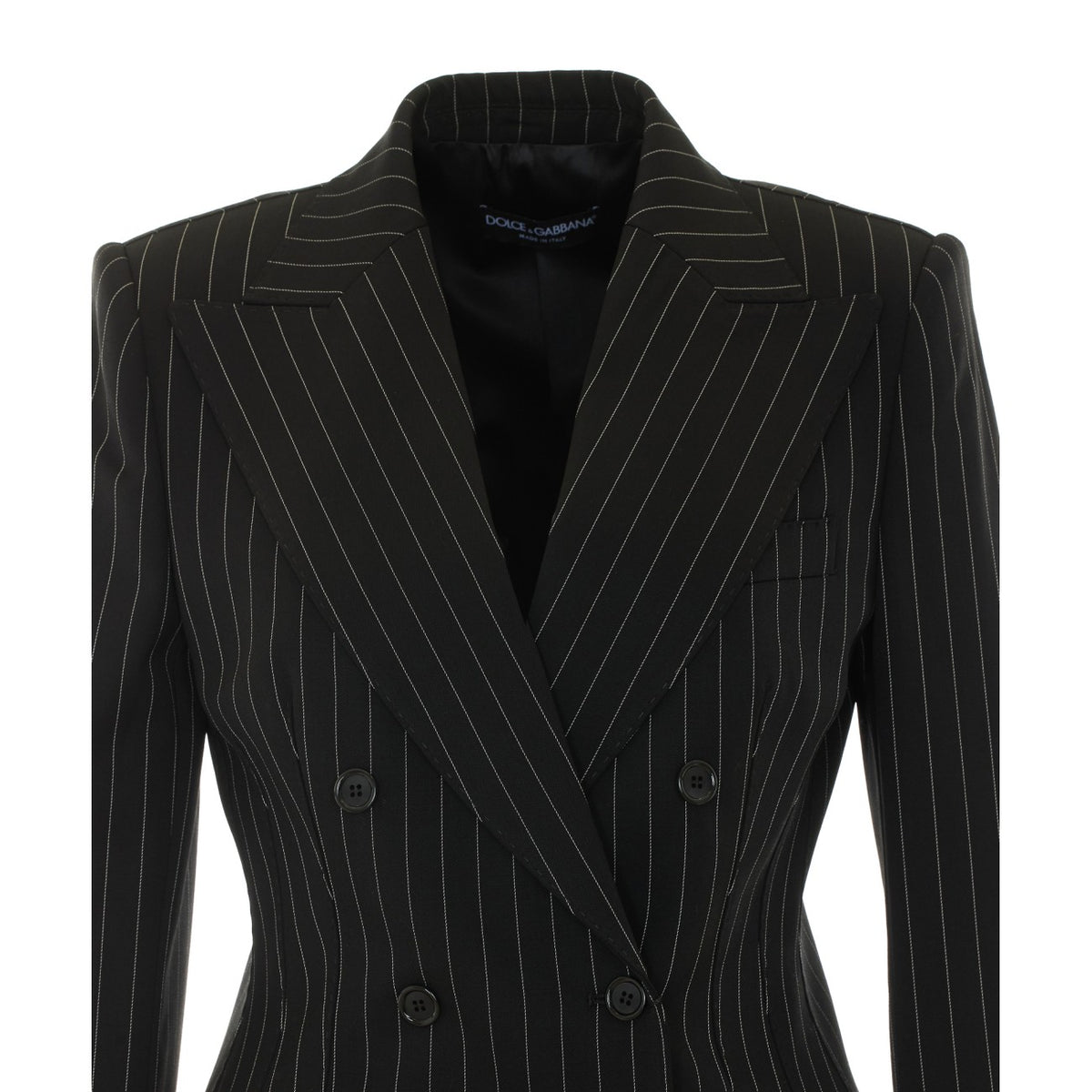 Dolce&Gabbana Women Double Breasted Striped Jacket DOLCE & GABBANA