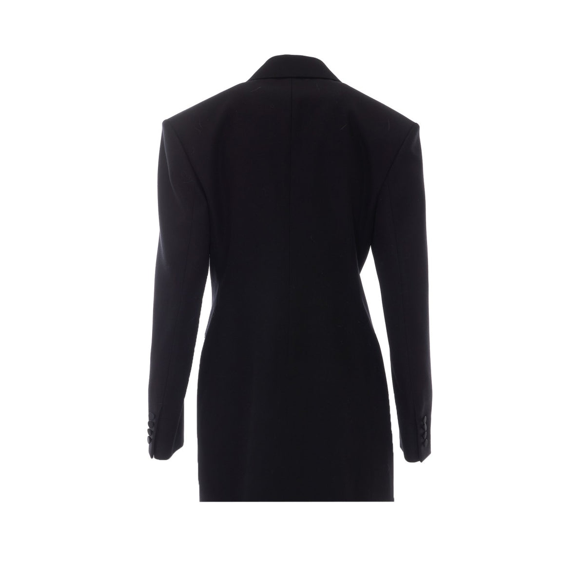 Saint Laurent Women Double-Breasted Tuxedo Grain De Poudre Jacket SAINT LAURENT