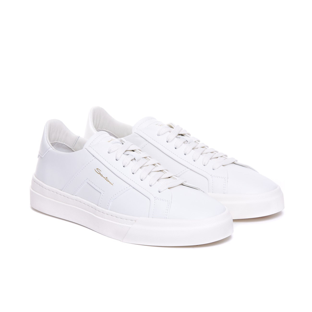 Santoni Men Double Buckle Sneakers SANTONI
