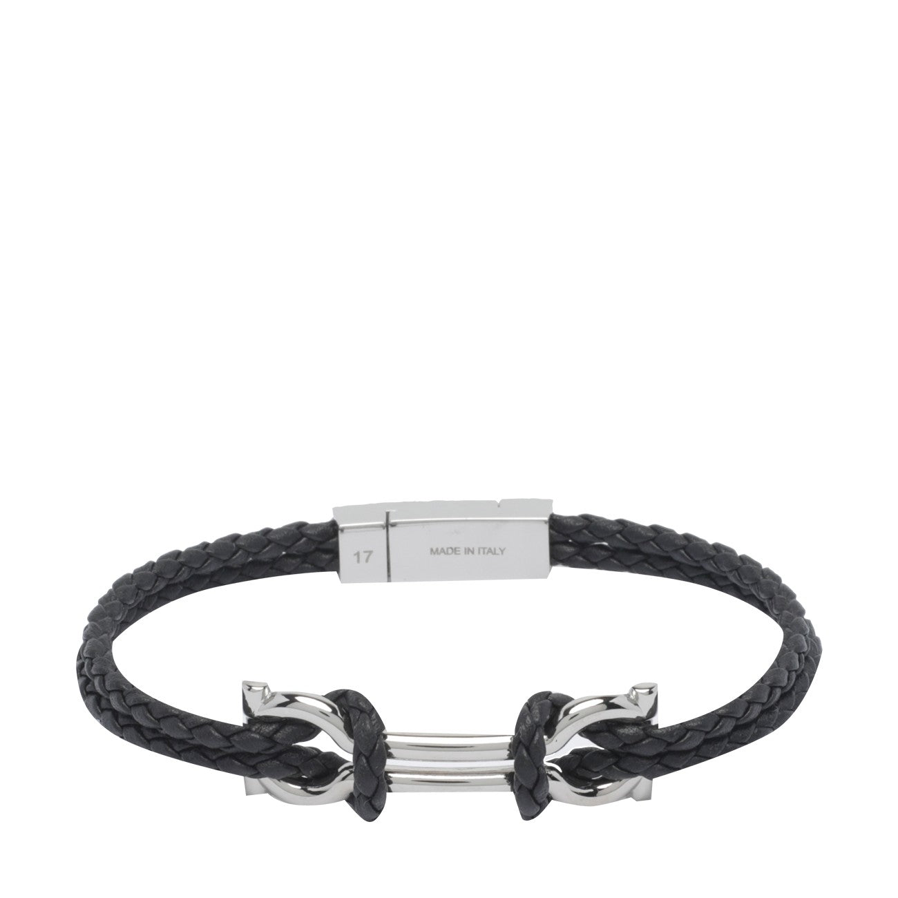 Ferragamo Men Double Gancini Bracelet FERRAGAMO