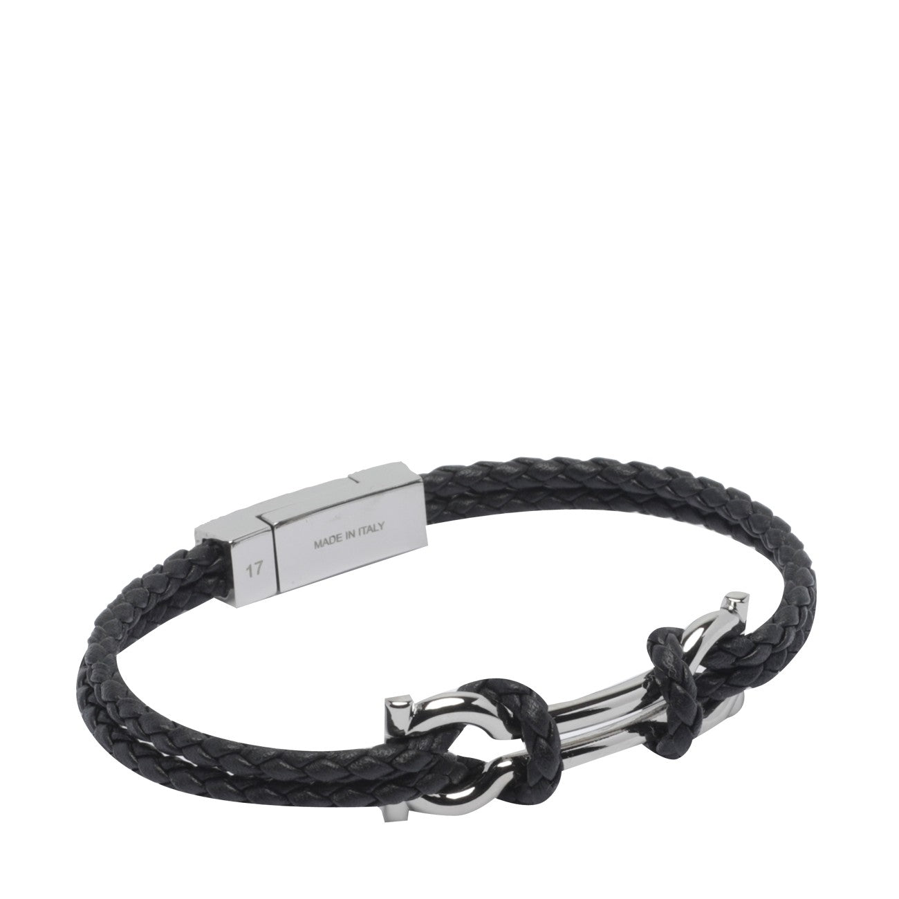 Ferragamo Men Double Gancini Bracelet FERRAGAMO
