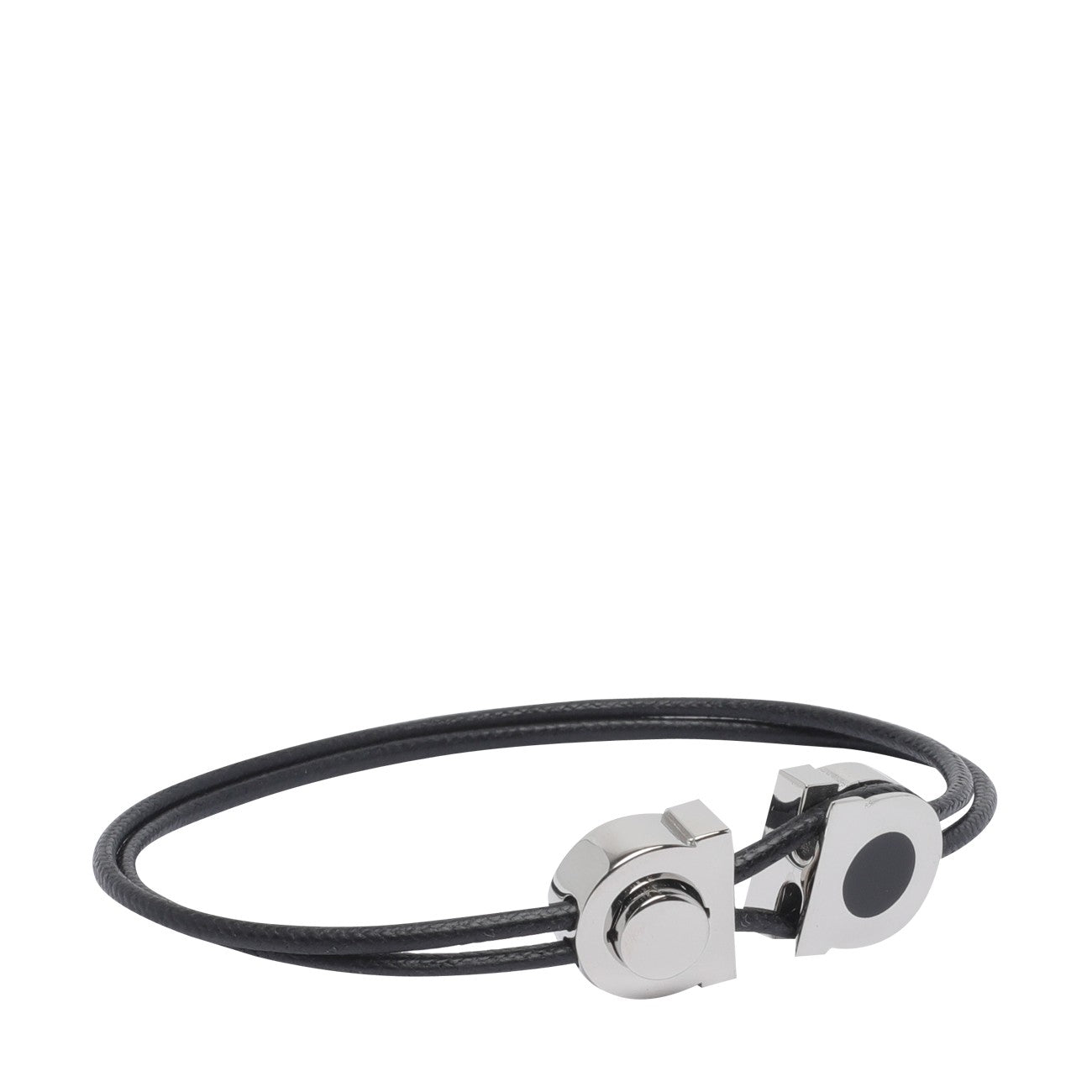 Ferragamo Men Double Gancini Bracelet FERRAGAMO