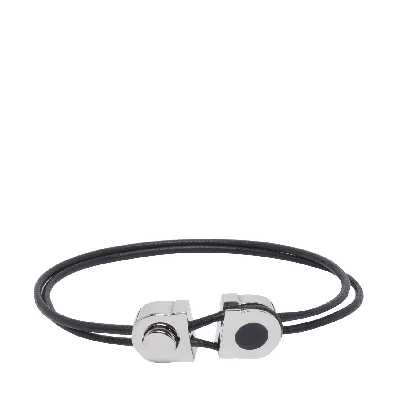 Ferragamo Men Double Gancini Bracelet FERRAGAMO