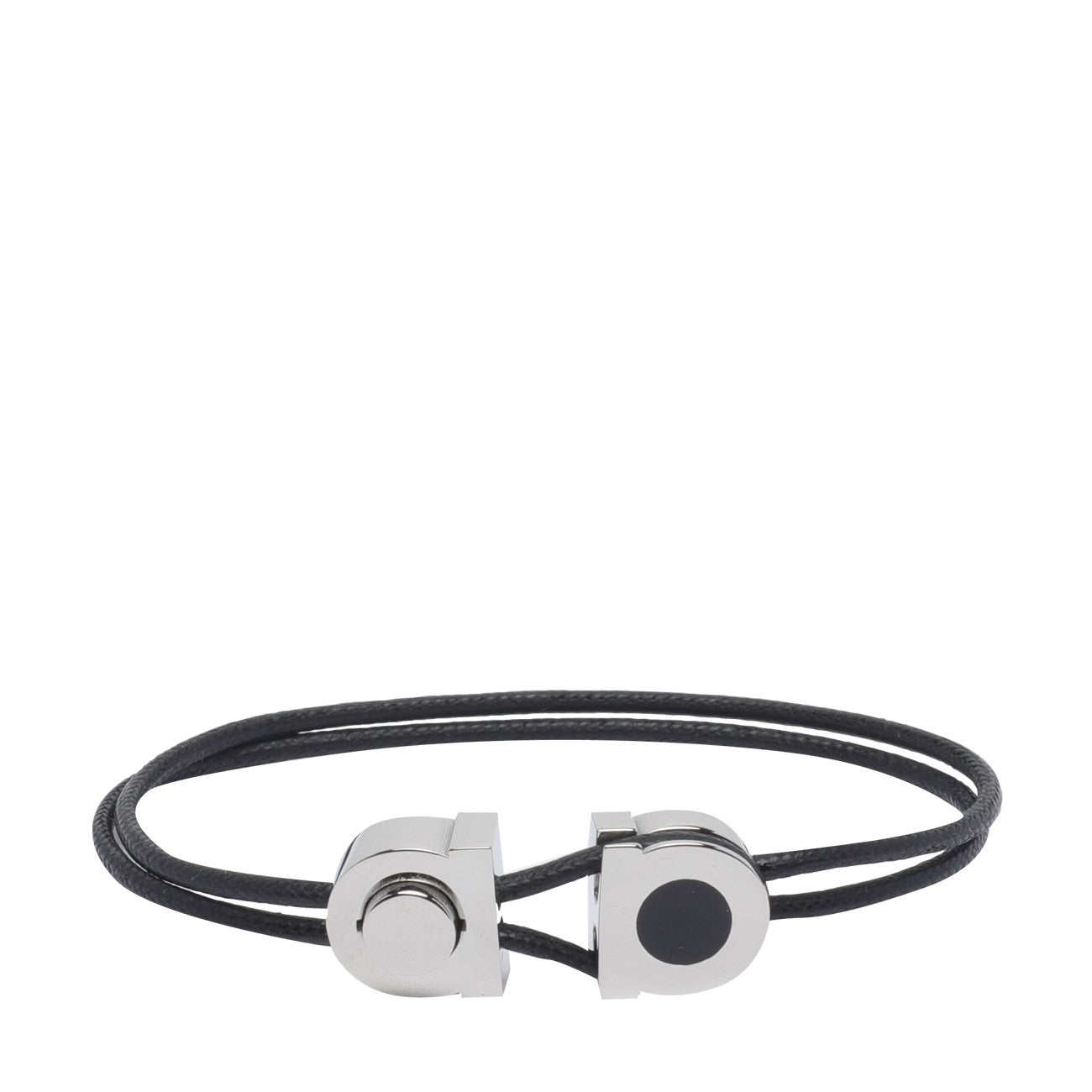 Ferragamo Men Double Gancini Bracelet FERRAGAMO