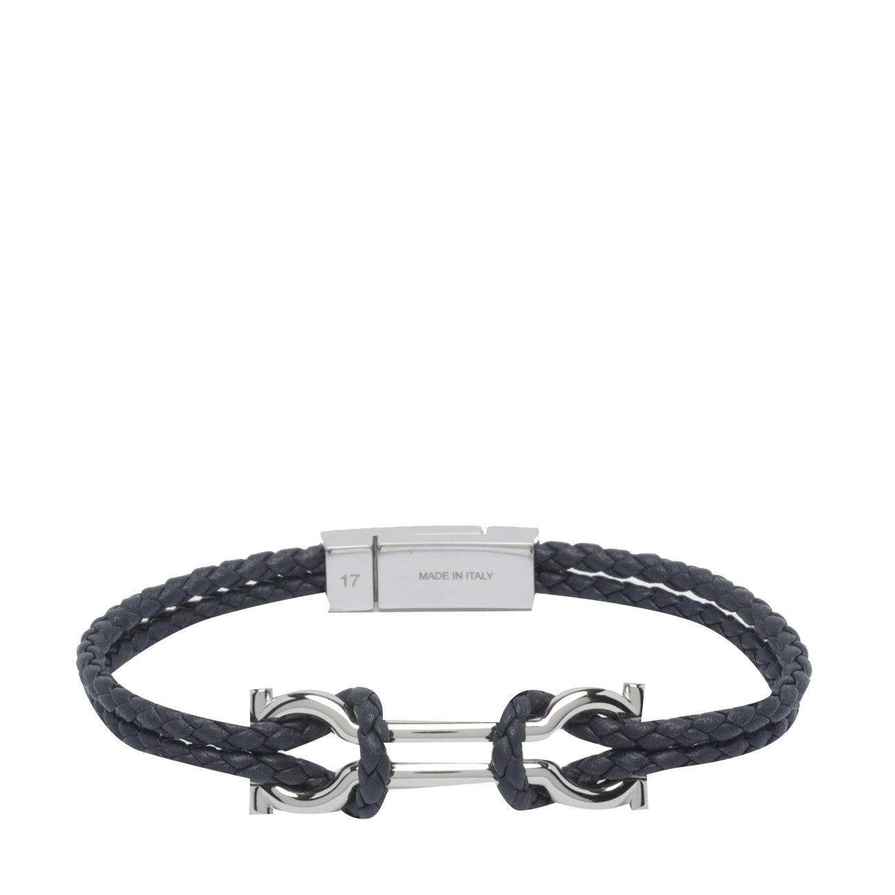 Ferragamo Men Double Gancini Bracelet FERRAGAMO