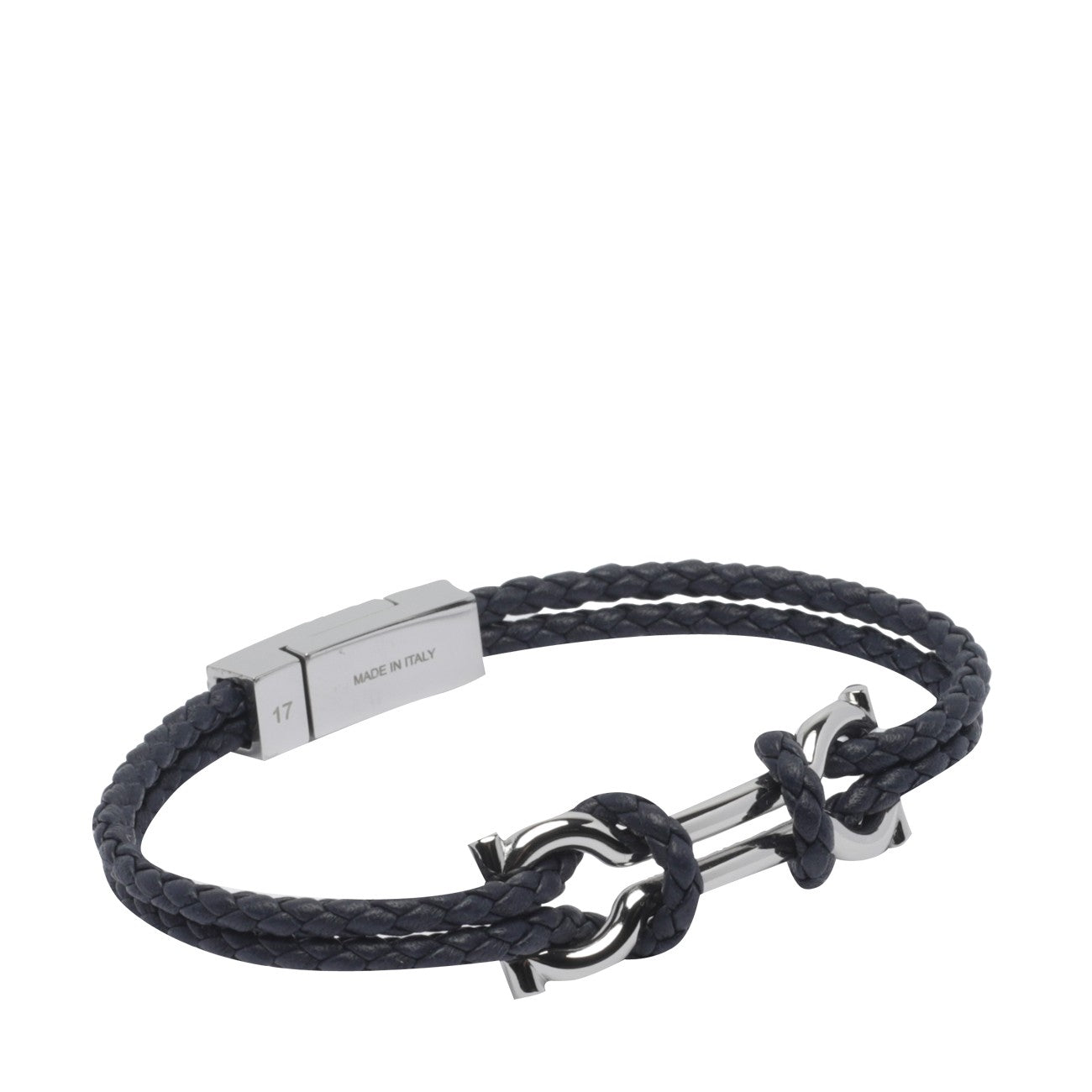 Ferragamo Men Double Gancini Bracelet FERRAGAMO