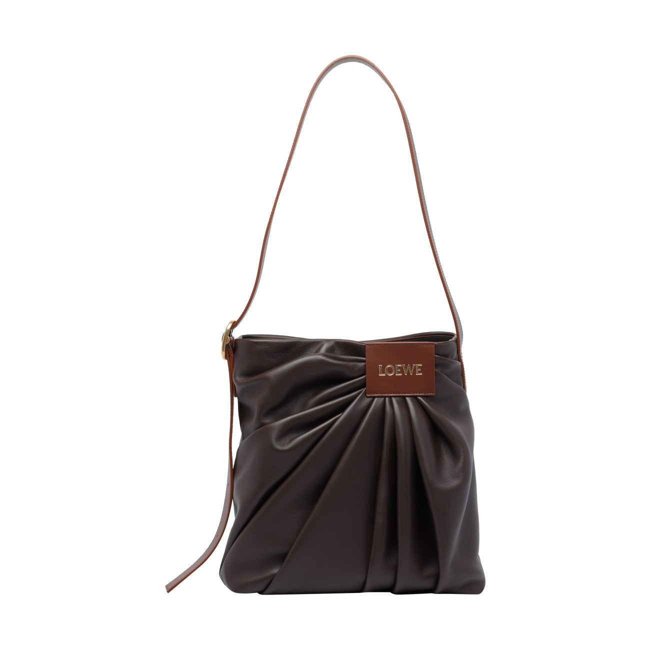 Loewe Women Draped Tote Bag With Loewe Logo LOEWE