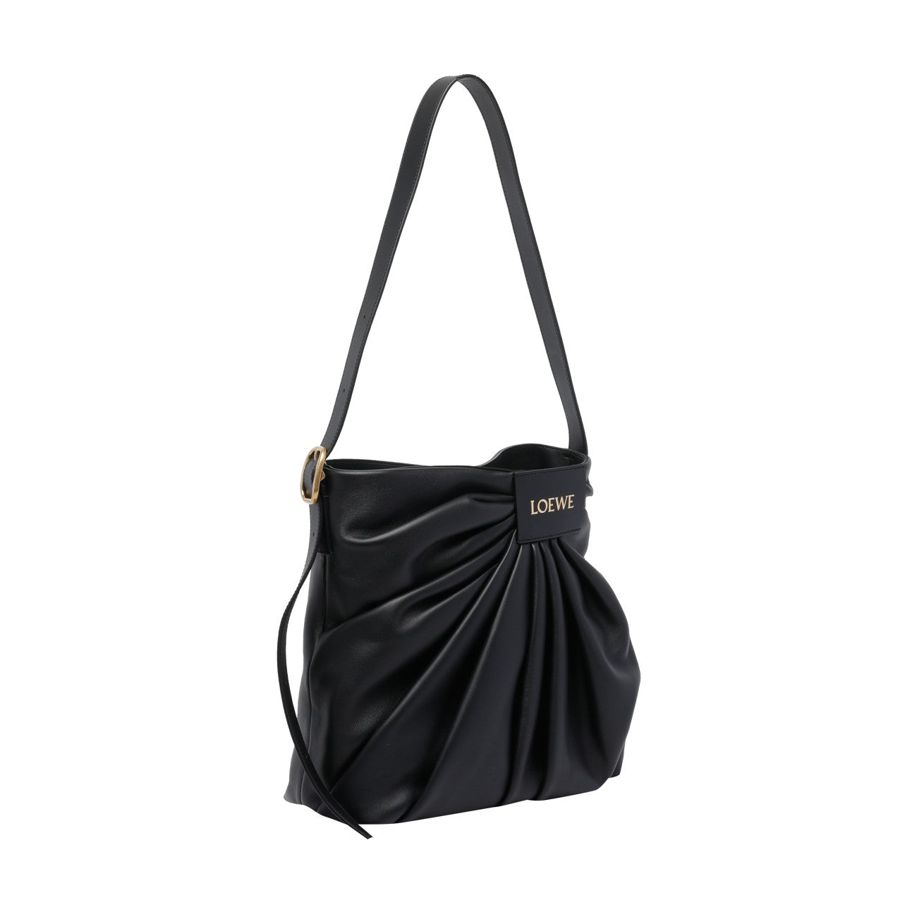 Loewe Women Draped Tote Bag With Loewe Logo LOEWE