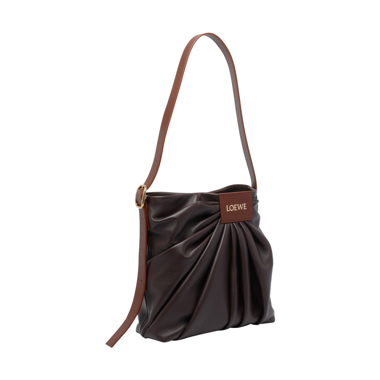 Loewe Women Draped Tote Bag With Loewe Logo LOEWE