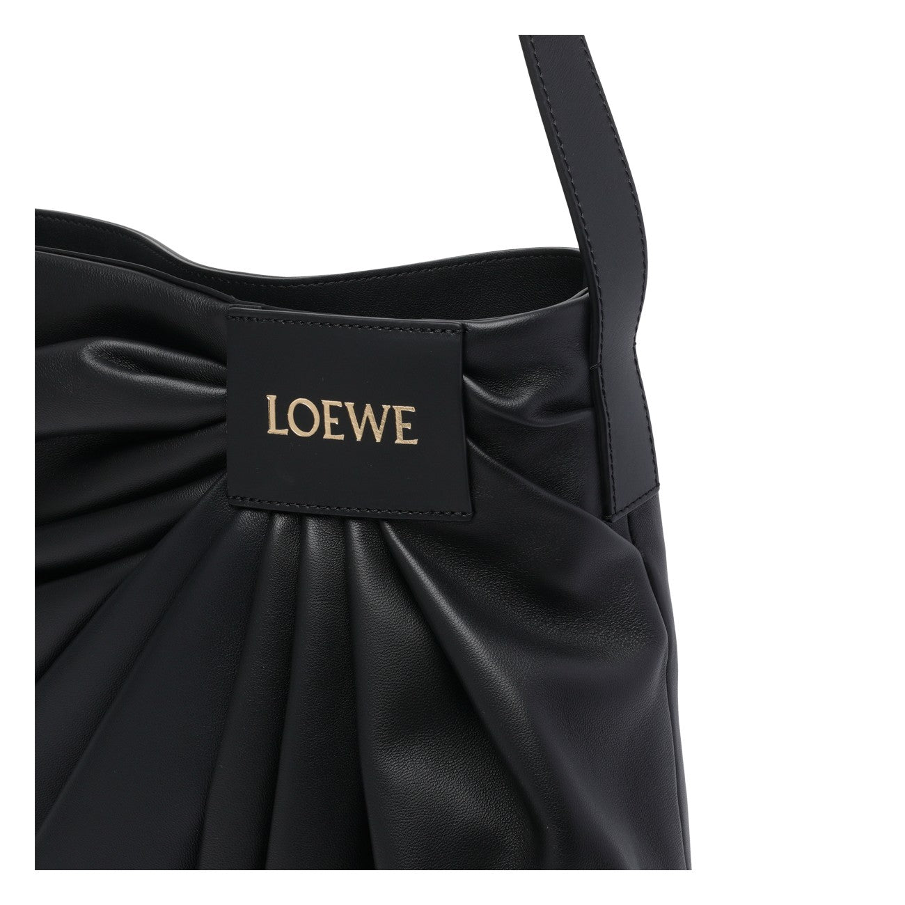 Loewe Women Draped Tote Bag With Loewe Logo LOEWE