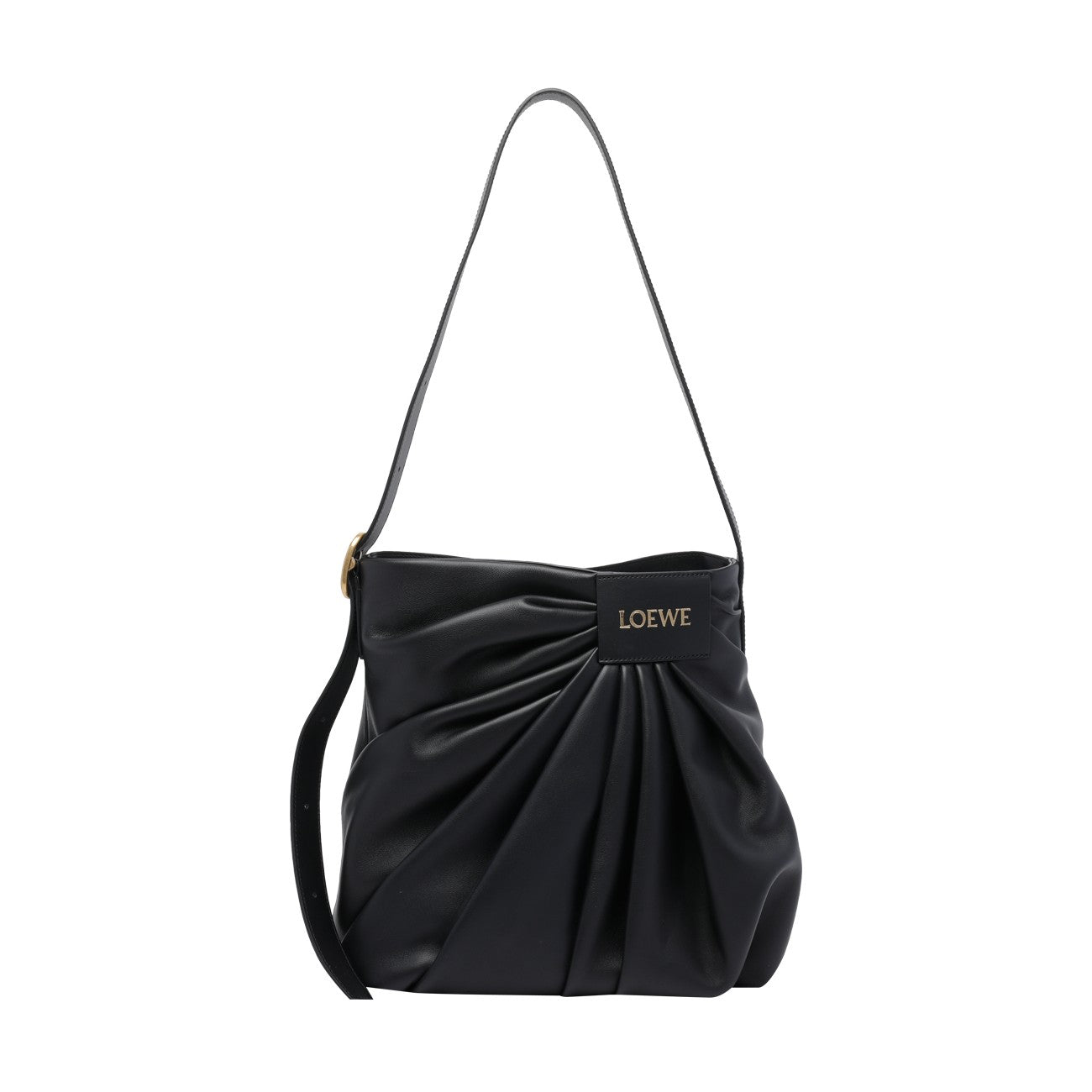 Loewe Women Draped Tote Bag With Loewe Logo LOEWE