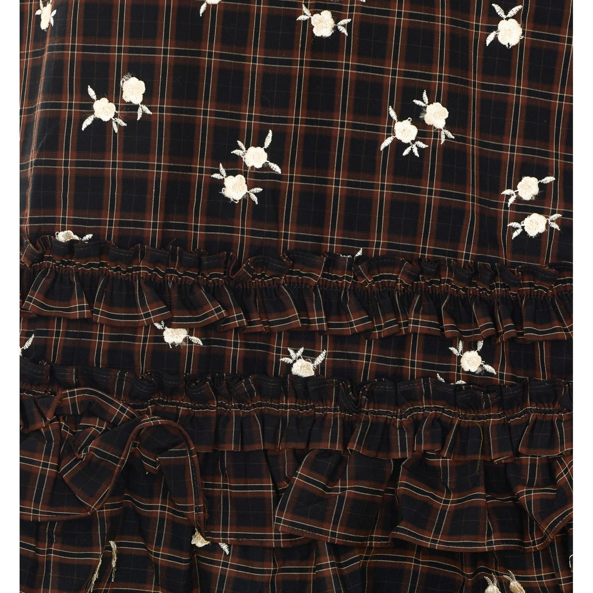 Ganni Women Dress In Printed Check GANNI