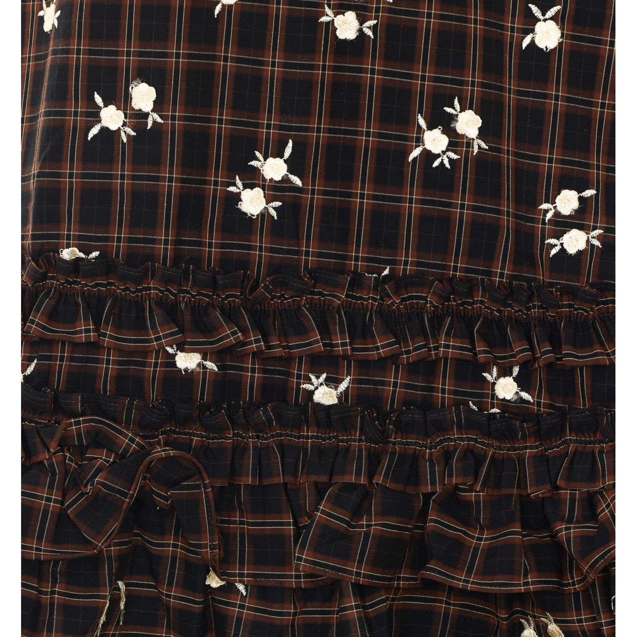 Ganni Women Dress In Printed Check GANNI