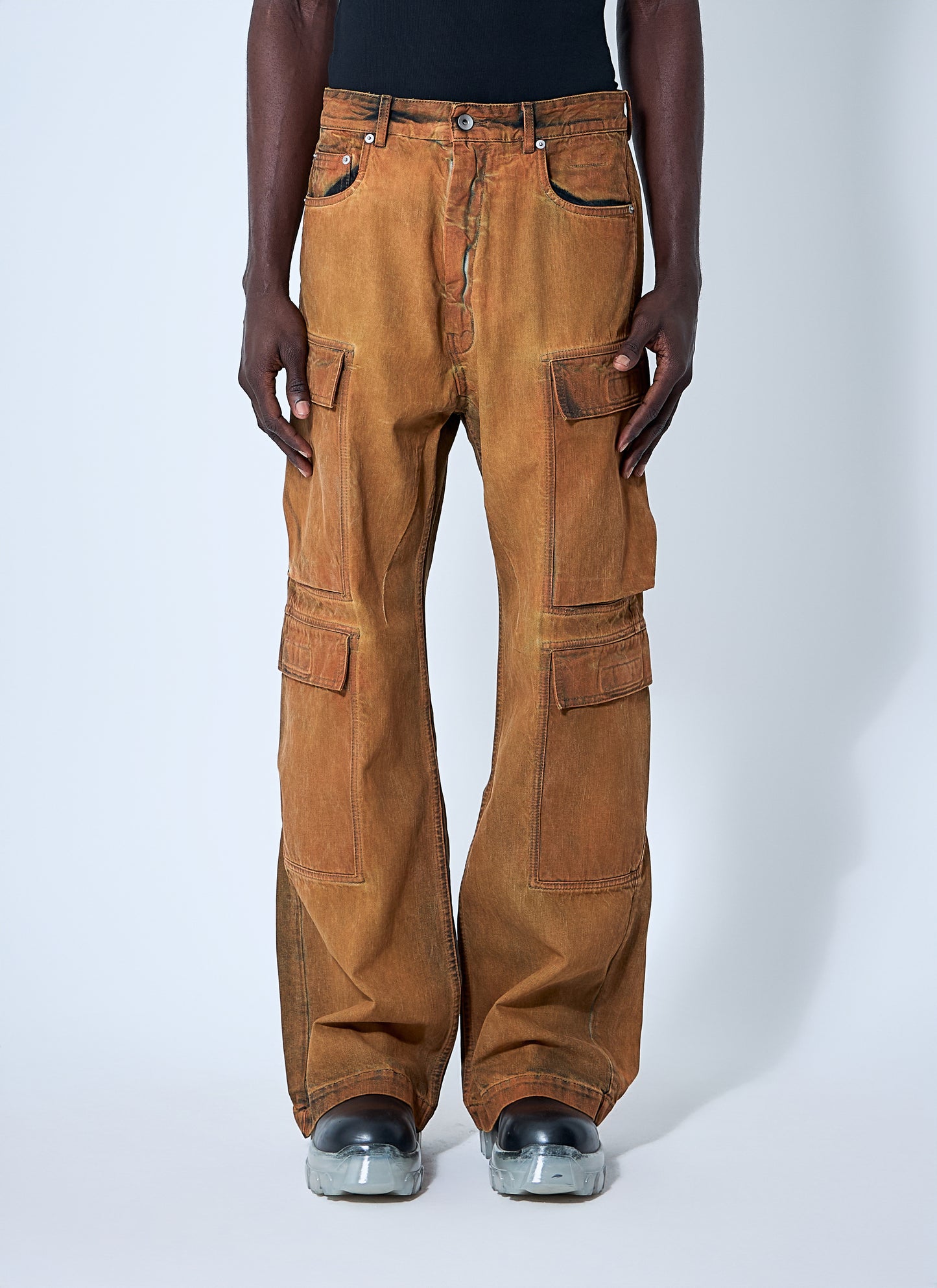 Rick Owens Drkshdw Men Double Cargo Jumbo Belas Jeans RICK OWENS