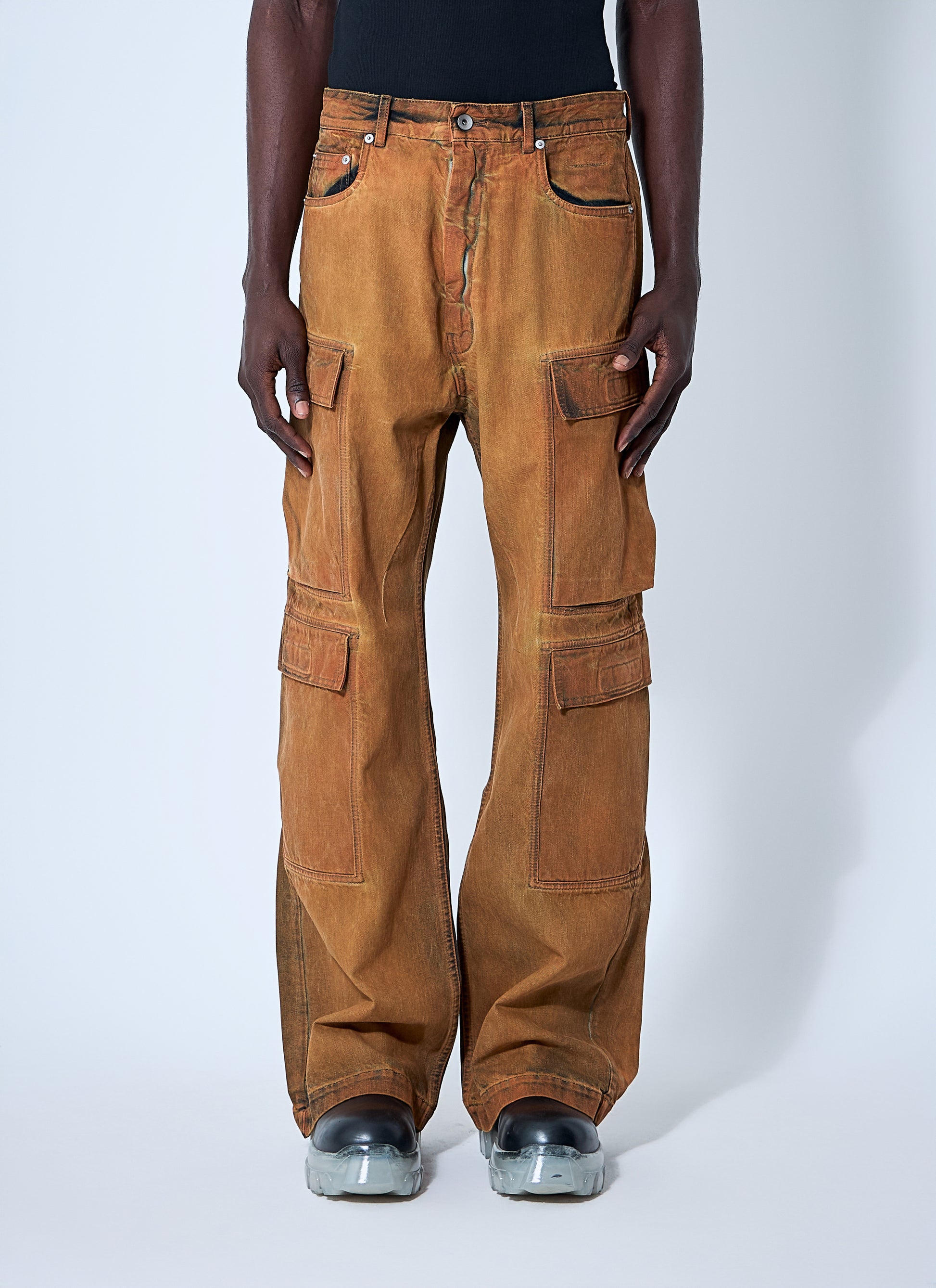 Rick Owens Drkshdw Men Double Cargo Jumbo Belas Jeans RICK OWENS