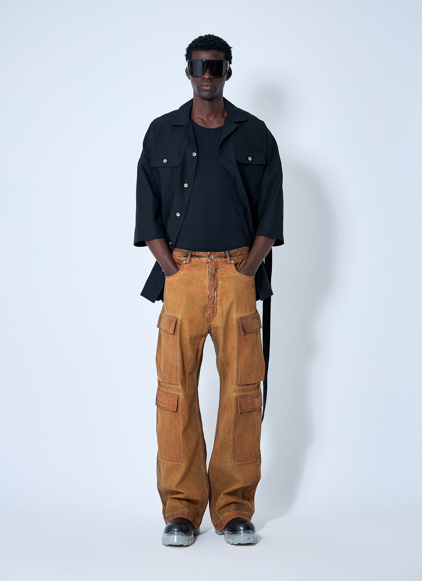 Rick Owens Drkshdw Men Double Cargo Jumbo Belas Jeans RICK OWENS