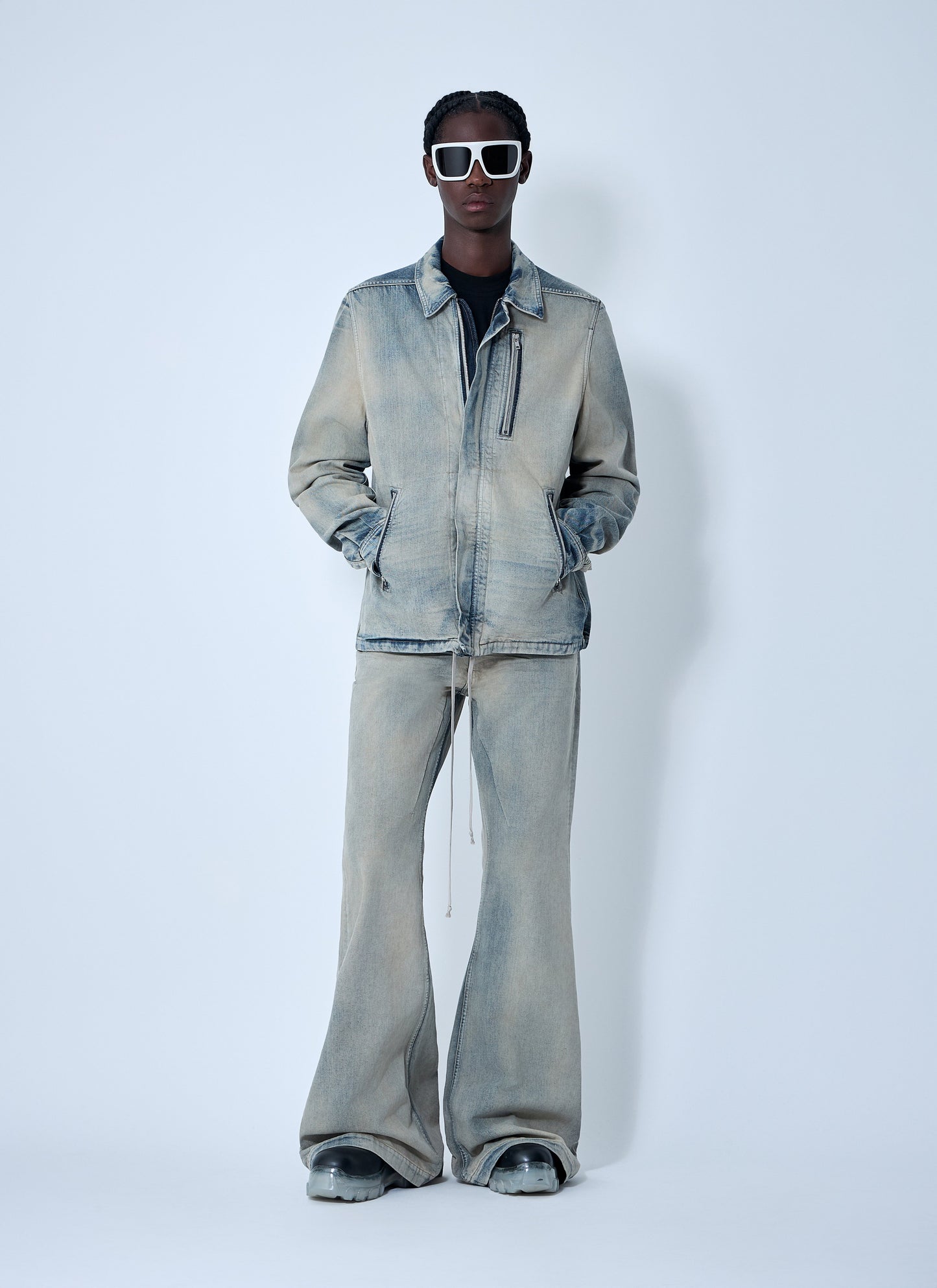 Rick Owens Drkshdw Men Denim Jacket RICK OWENS