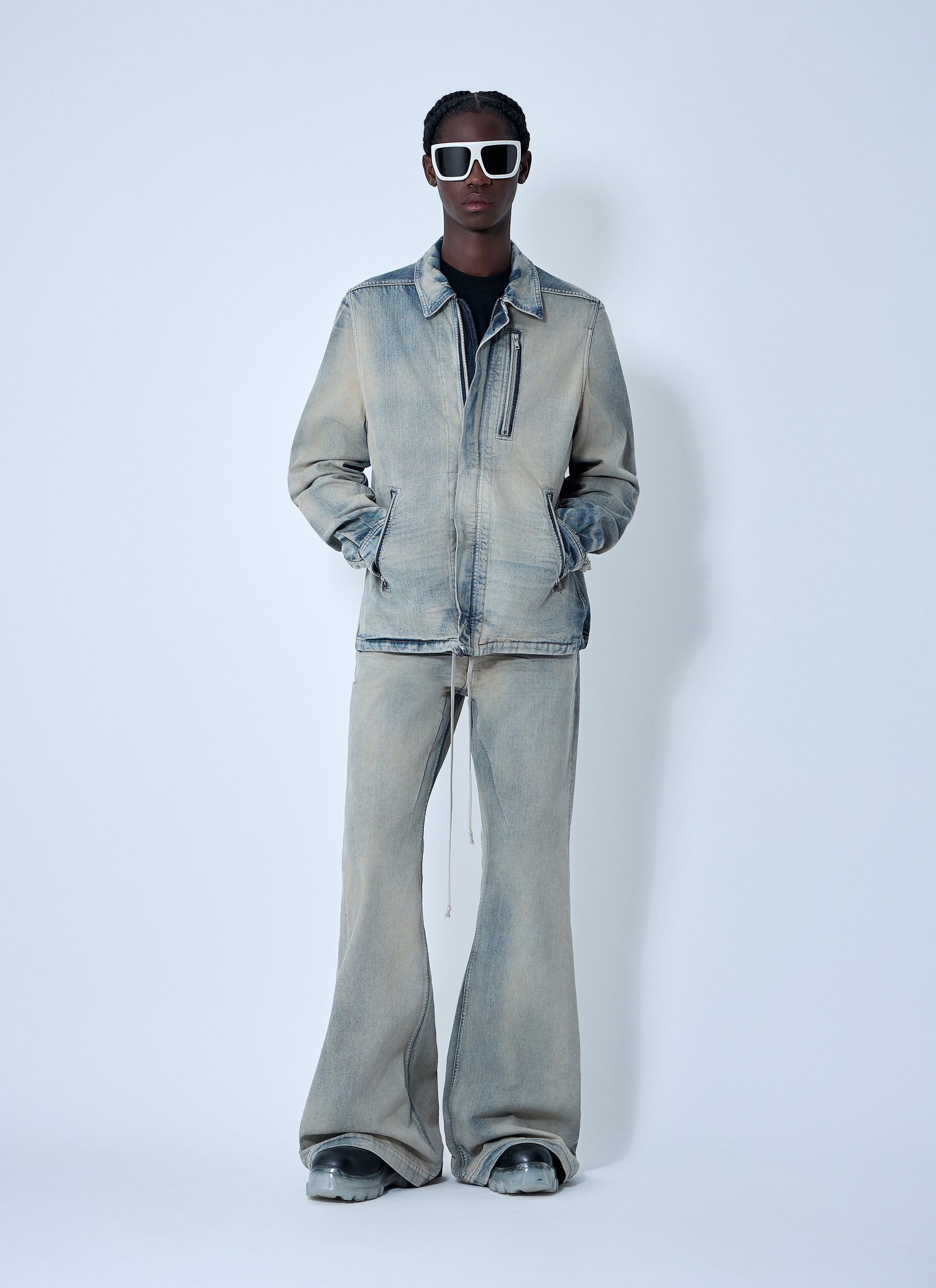 Rick Owens Drkshdw Men Denim Jacket RICK OWENS