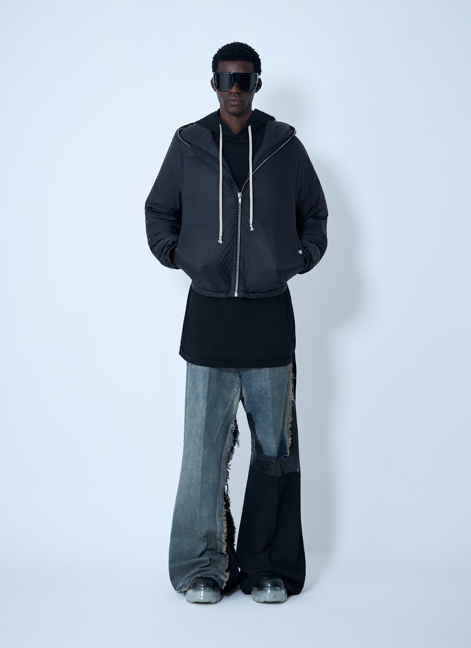 Rick Owens Drkshdw Men Sealed Winbreaker Jacket RICK OWENS