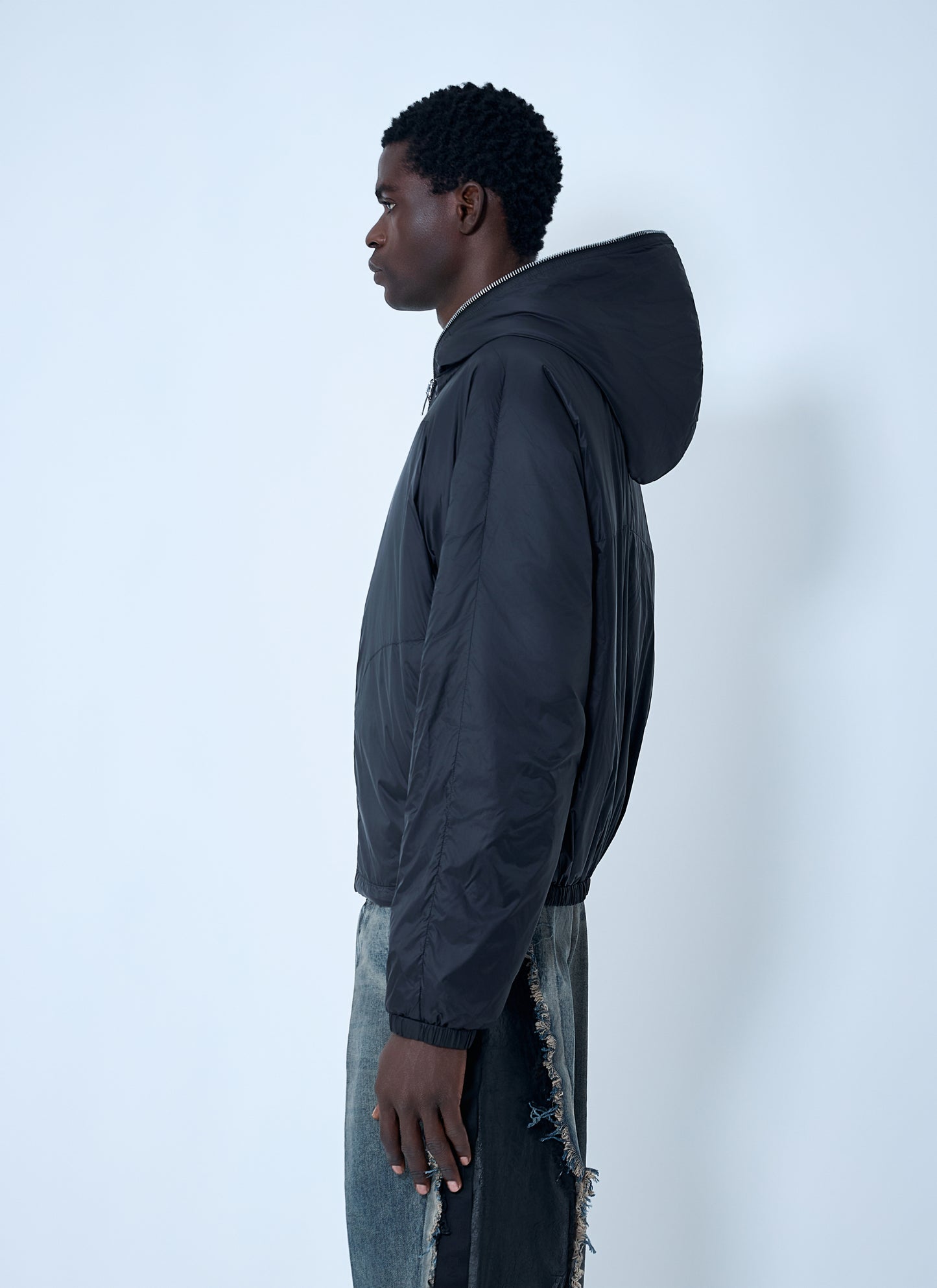 Rick Owens Drkshdw Men Sealed Winbreaker Jacket RICK OWENS