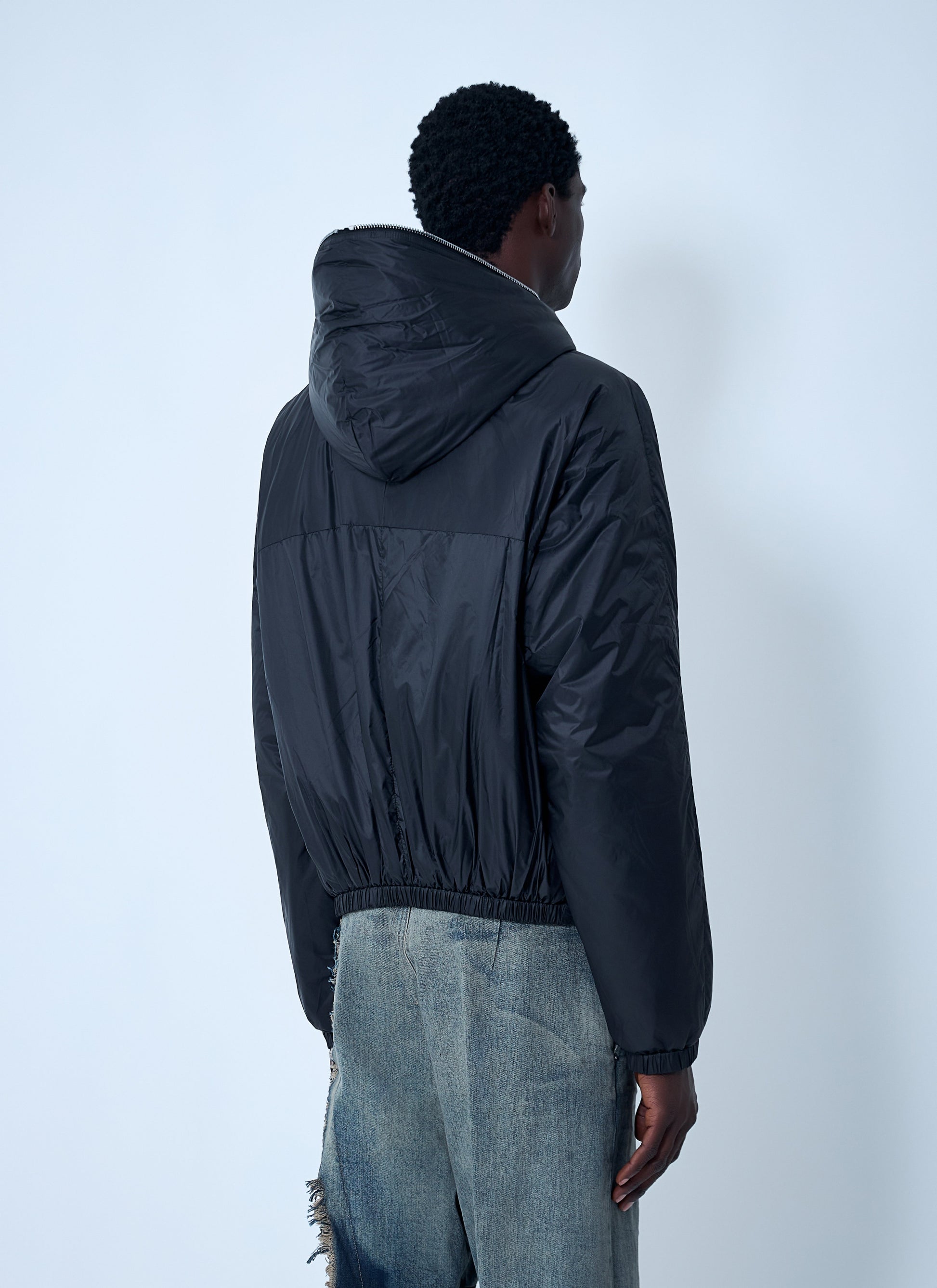 Rick Owens Drkshdw Men Sealed Winbreaker Jacket RICK OWENS