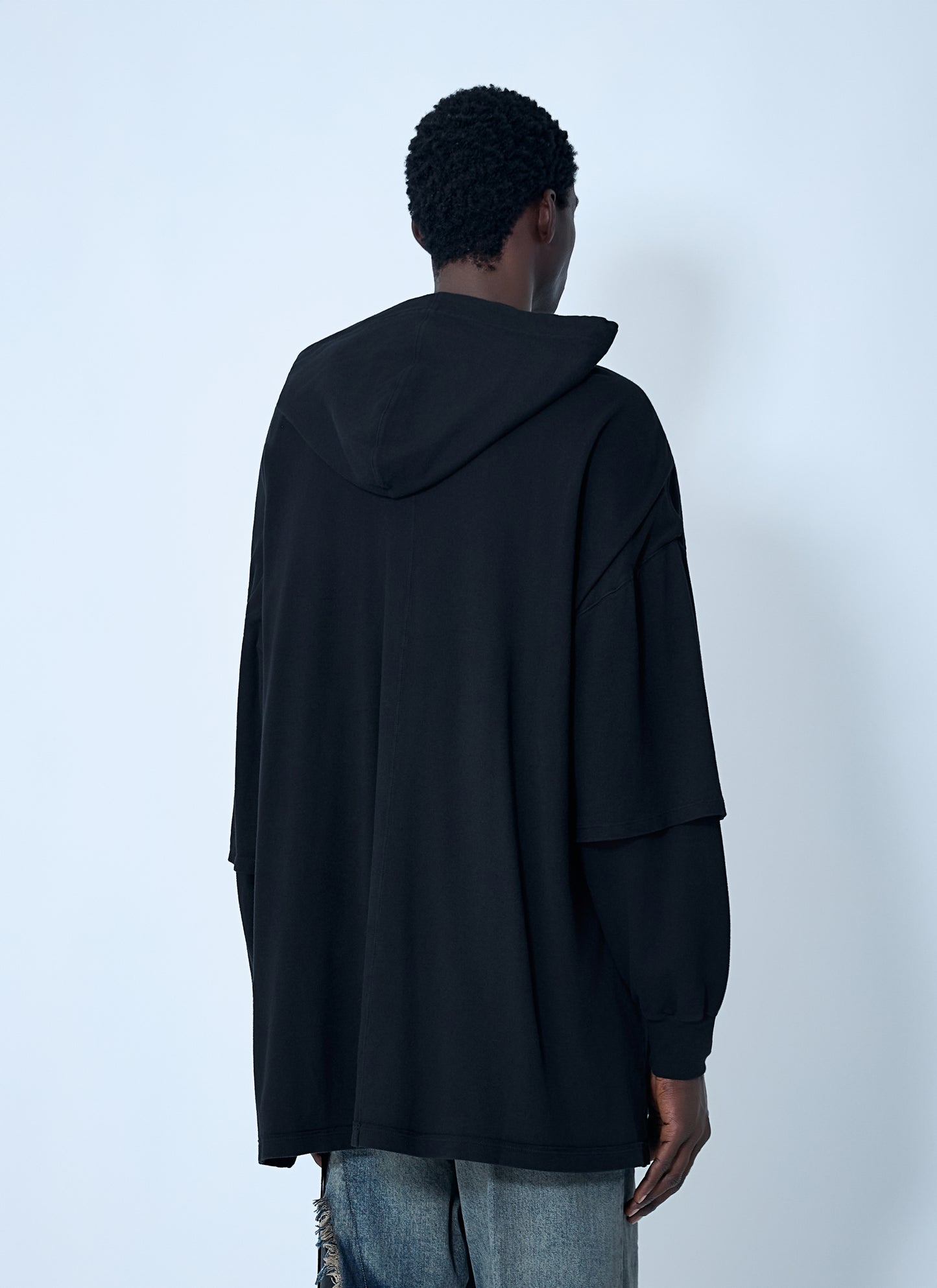 Rick Owens Drkshdw Men Tommy Hustler Hooded T-Shirt RICK OWENS