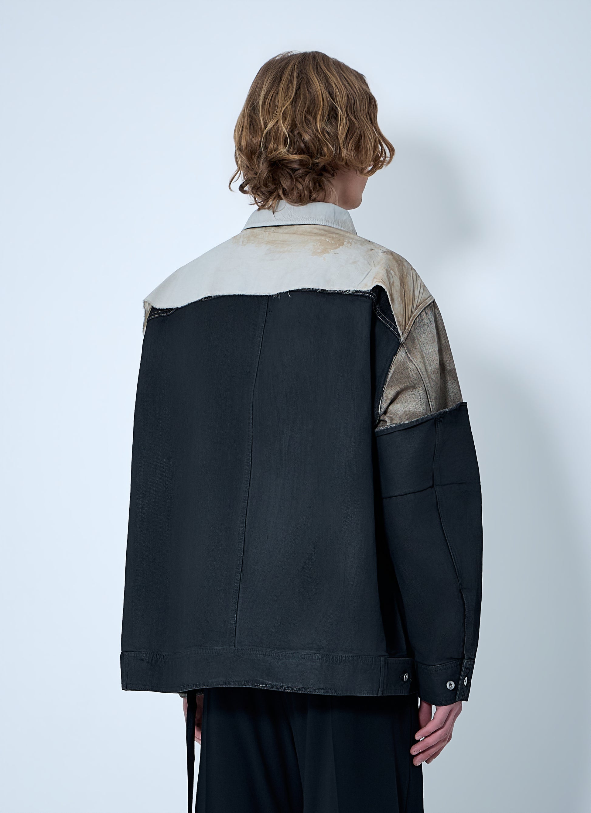 Rick Owens Drkshdw Men Denim Patchwork Jacket RICK OWENS