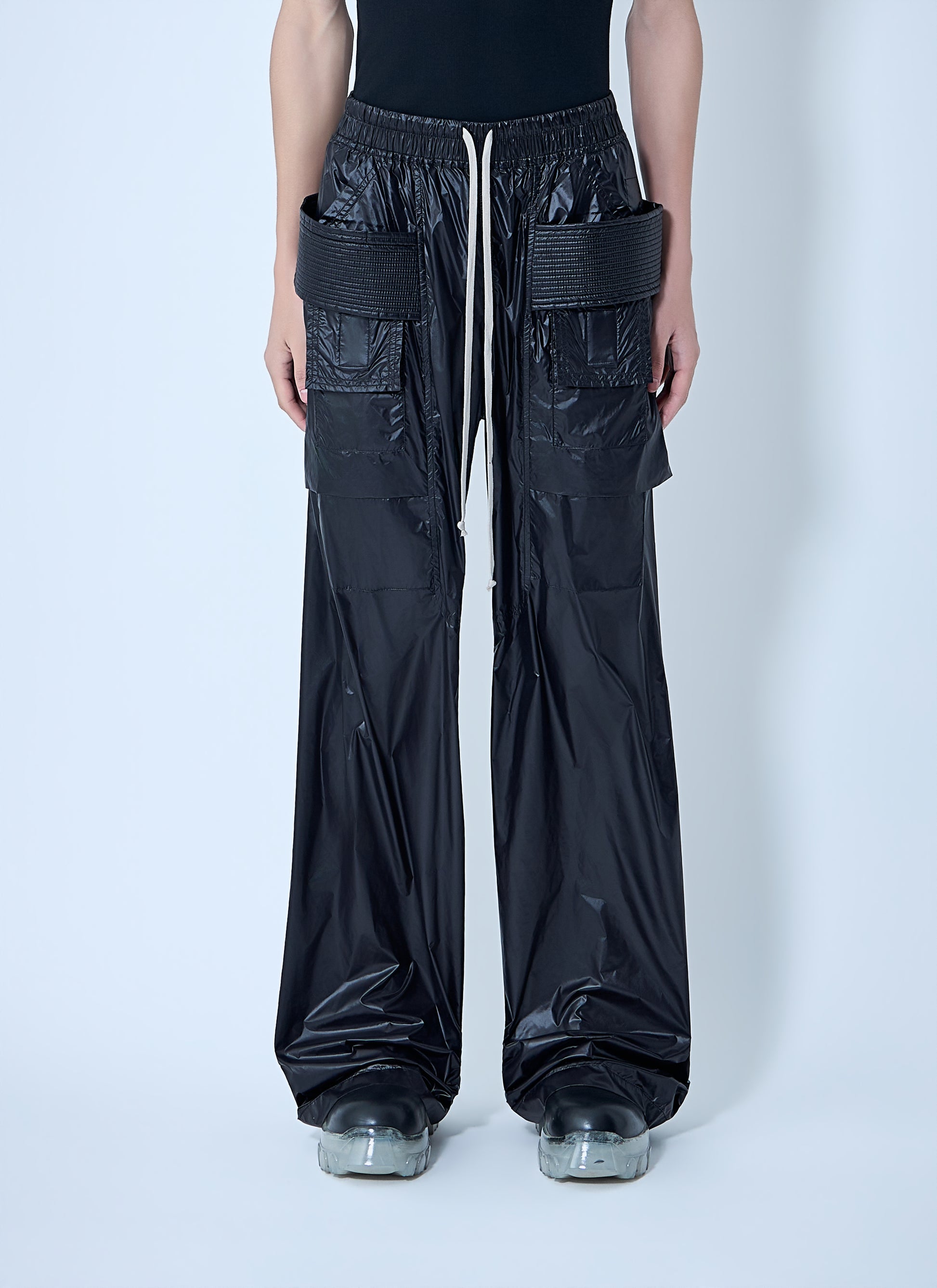Rick Owens Drkshdw Men Creatch Wide Cargo Drawstring Pants RICK OWENS
