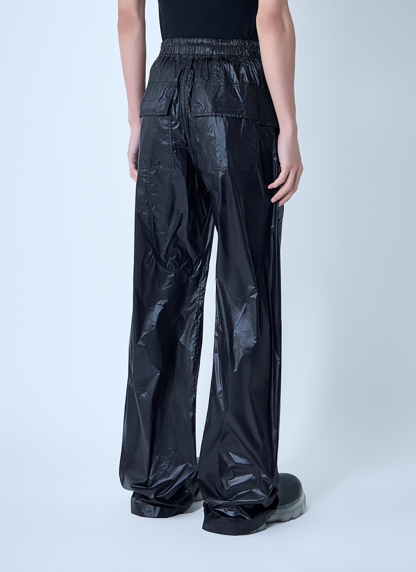 Rick Owens Drkshdw Men Creatch Wide Cargo Drawstring Pants RICK OWENS