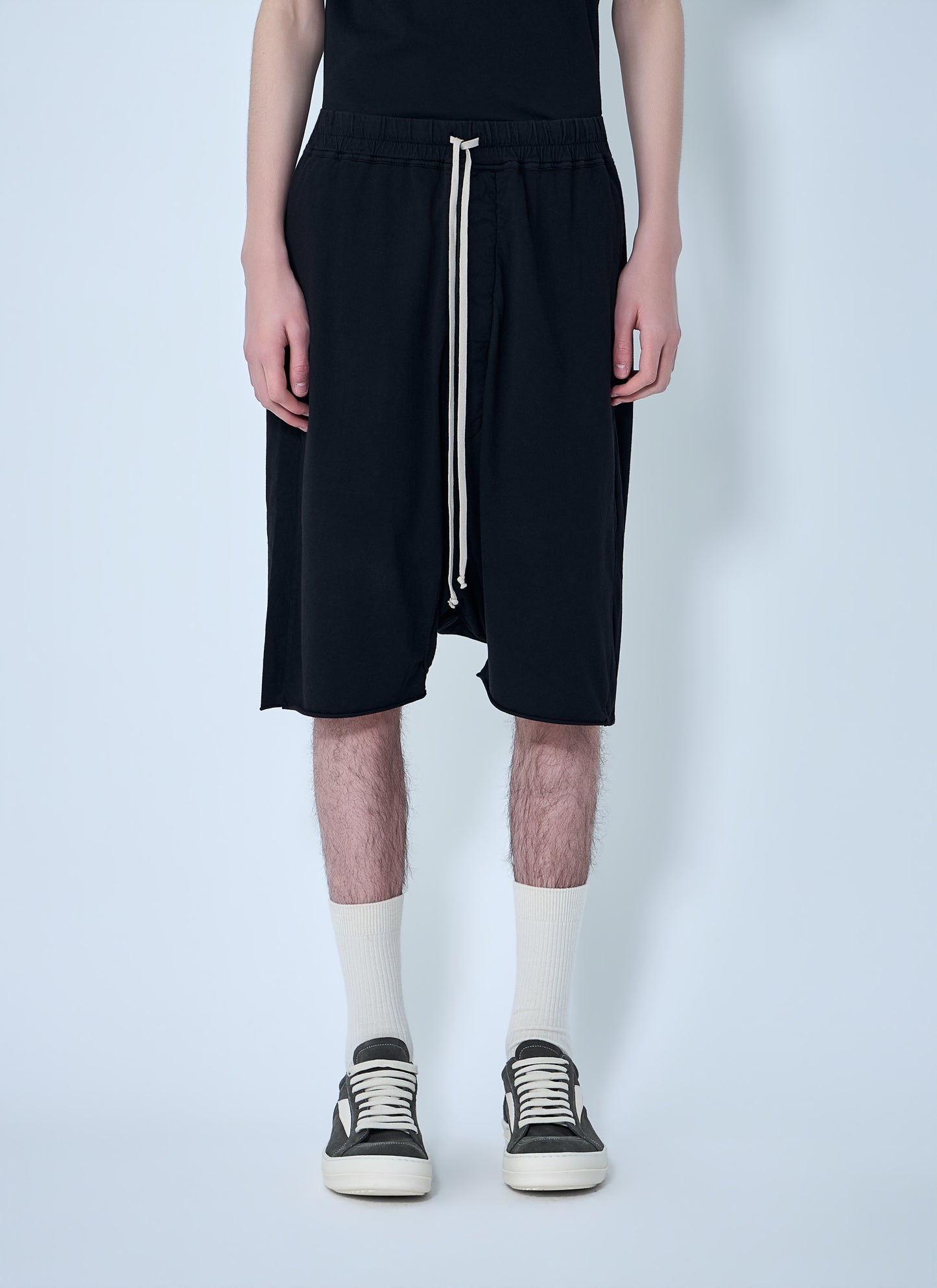 Rick Owens Drkshdw Men Drop-Crotch Drawstring Shorts RICK OWENS