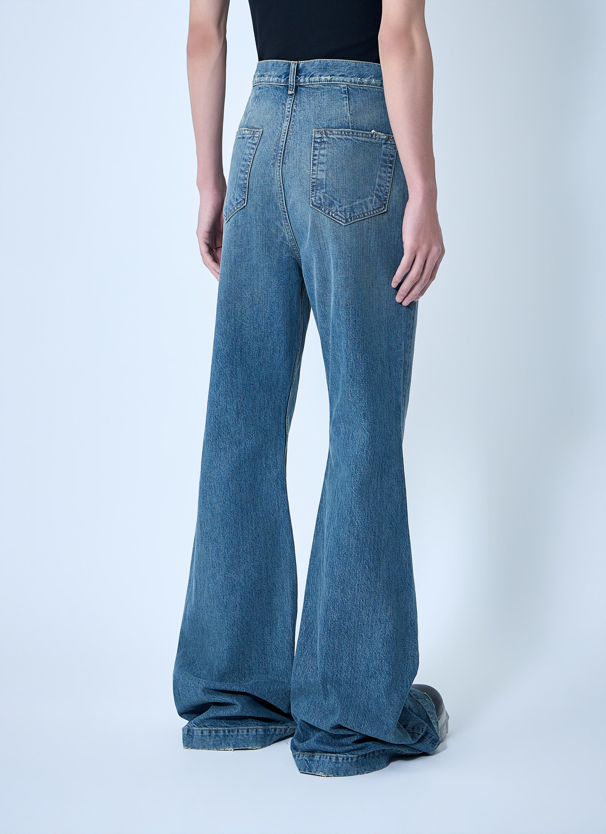 Rick Owens Drkshdw Men Denim Bolan Bootcut Pants RICK OWENS