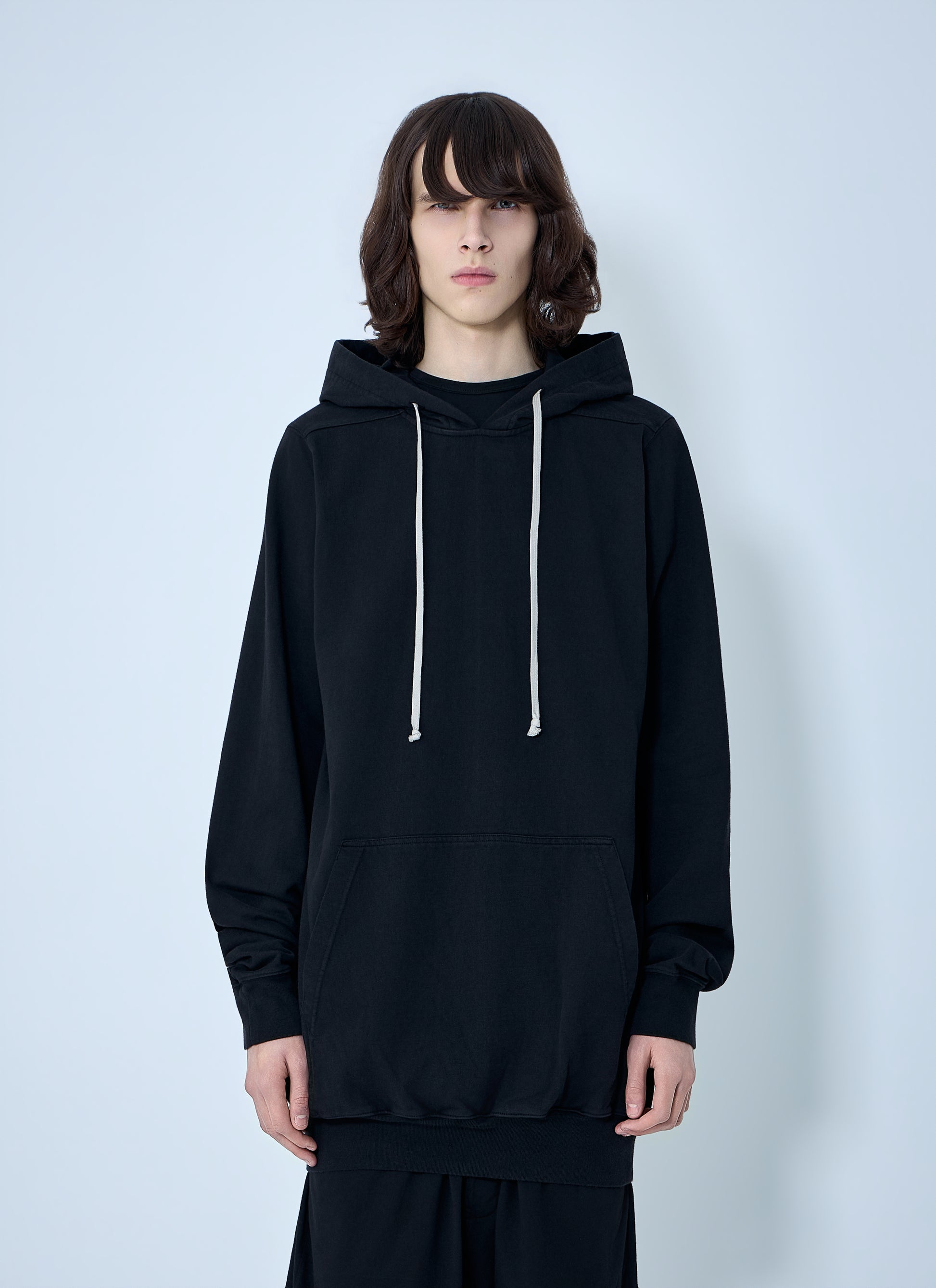 Rick Owens Drkshdw Men Drawstring Hooded Sweatshirt RICK OWENS