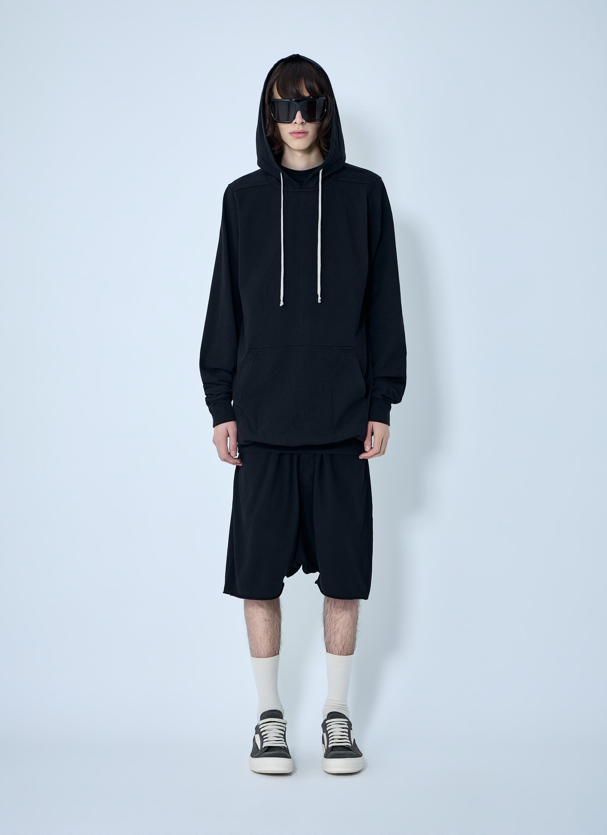 Rick Owens Drkshdw Men Drawstring Hooded Sweatshirt RICK OWENS